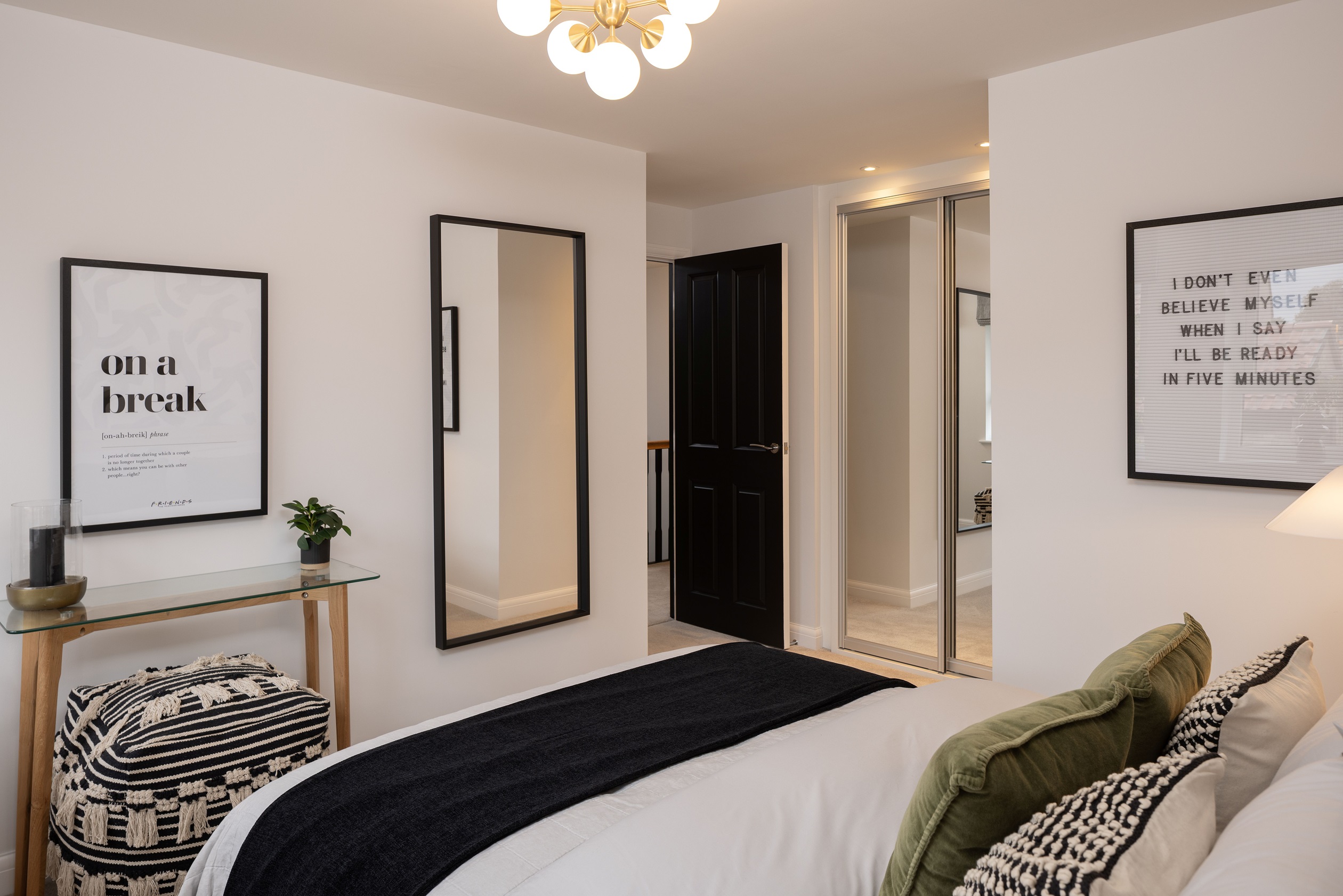 Second bedroom in the Holden 4 bedroom detached home