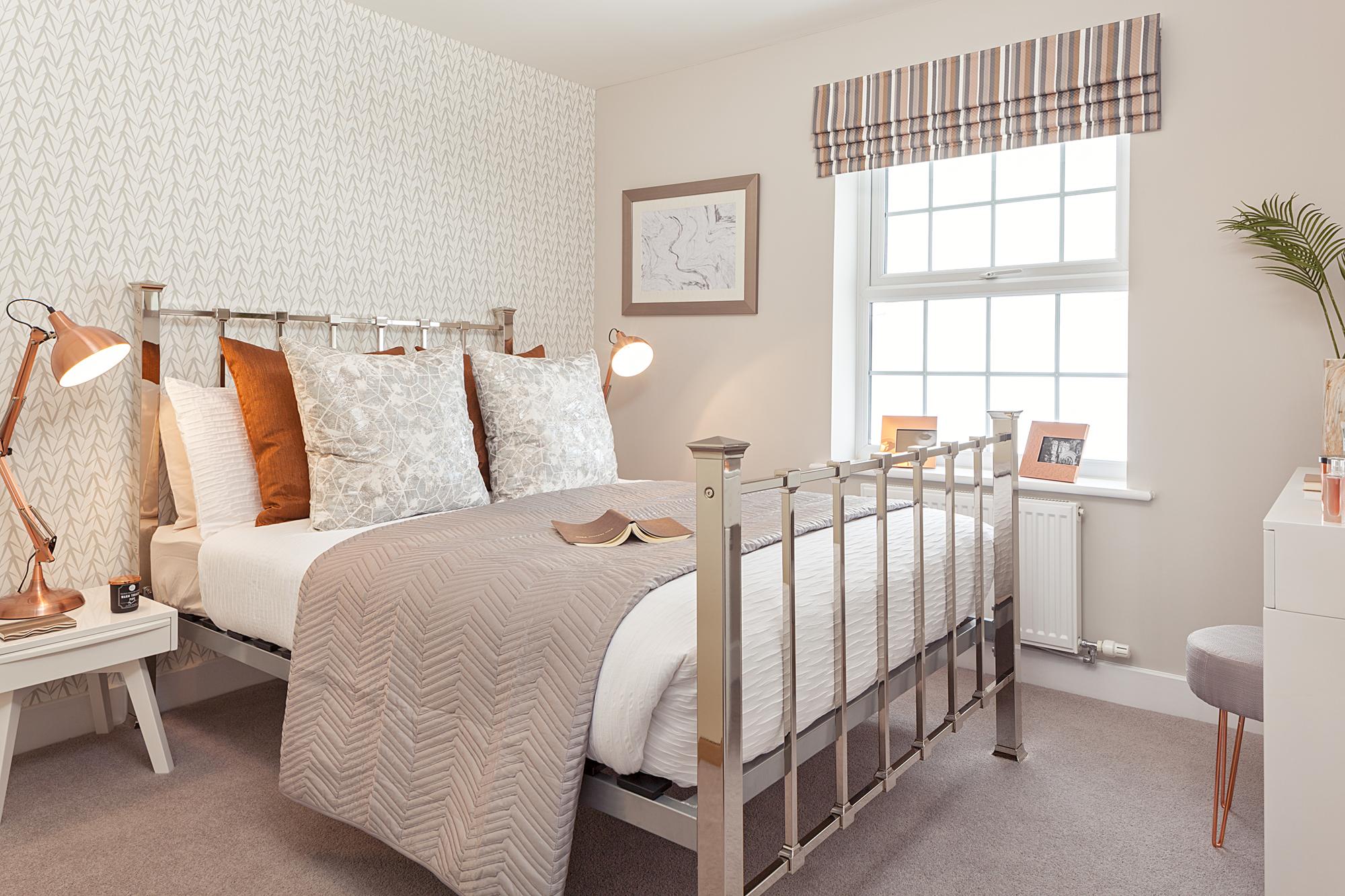 Bedroom in the Hadley 3 bedroom home