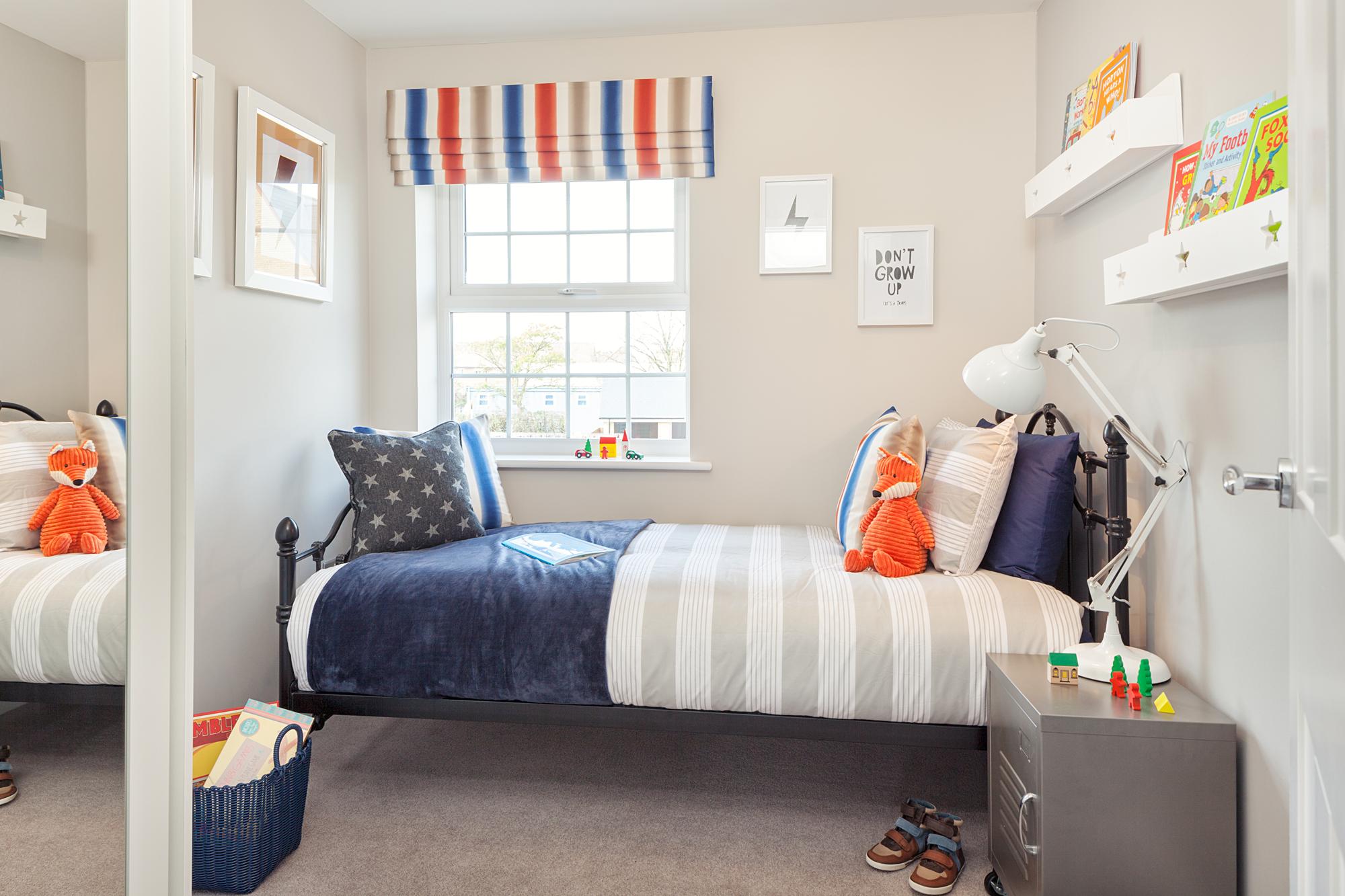 Bedroom in the Hadley 3 bedroom home