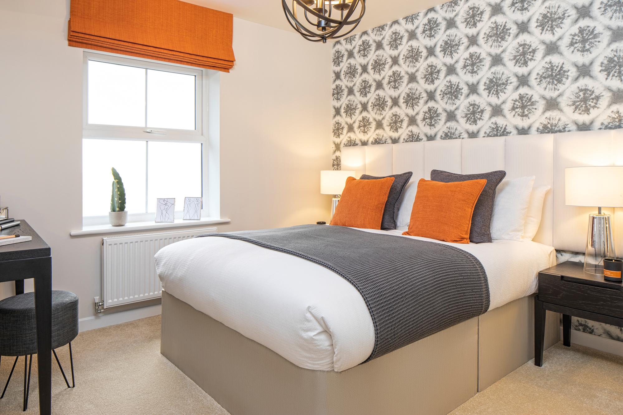 Bedroom in the Hadley 3 bedroom home