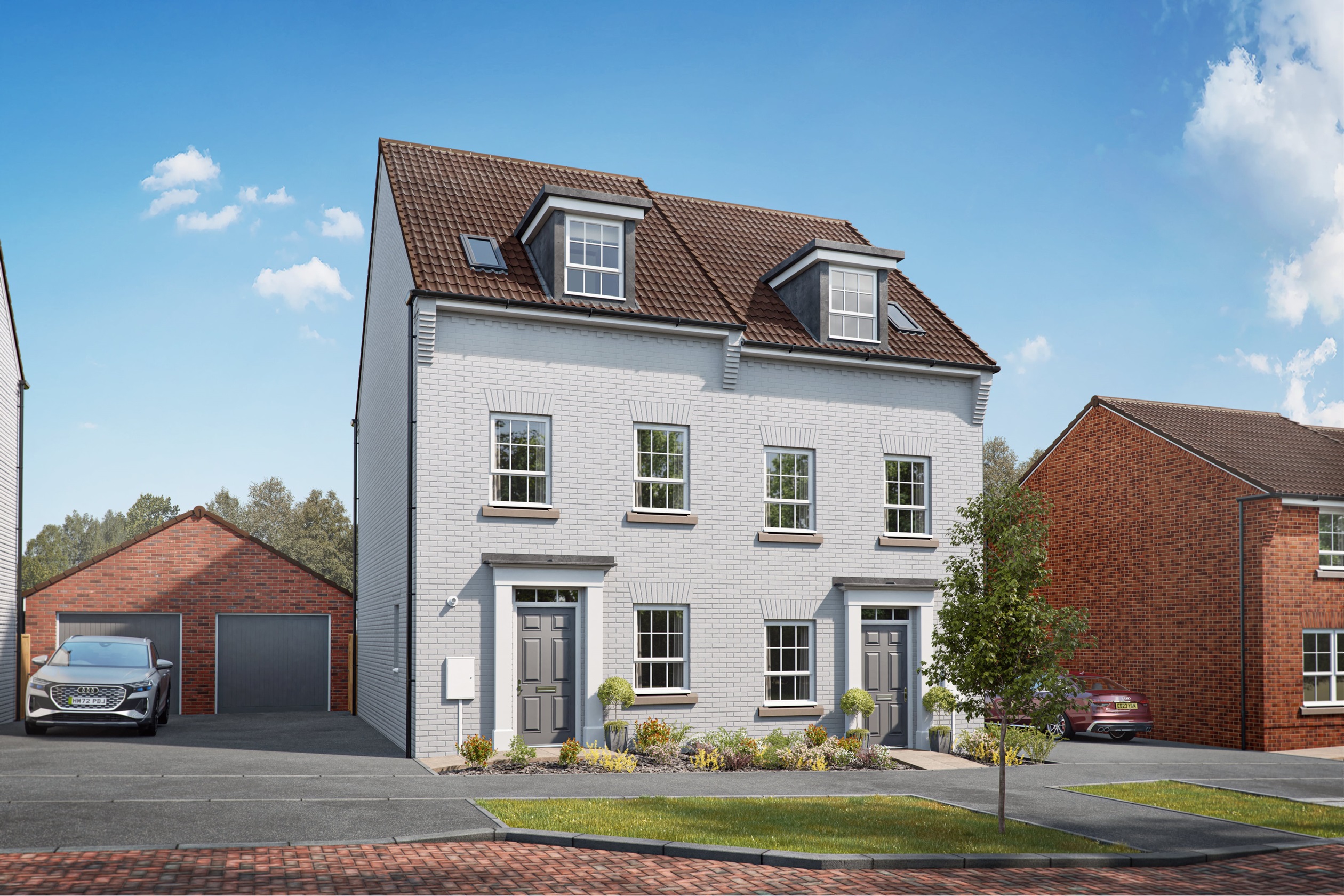 Computer generated image of the Greenwood 3 bedroom home