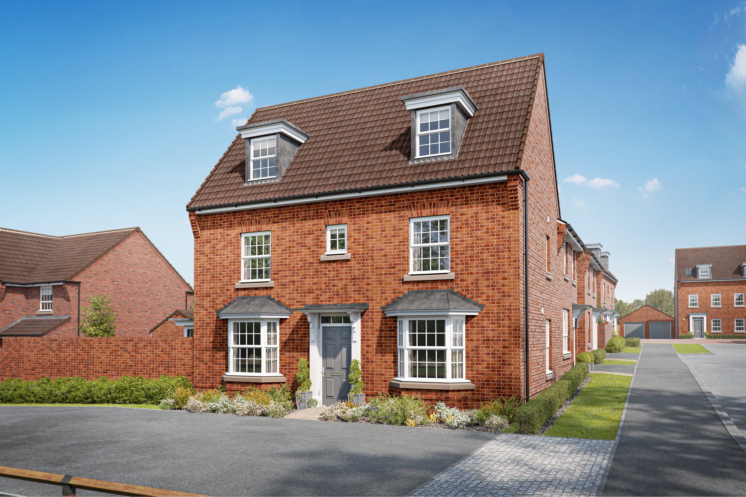 Computer generated image of the Hereford 4 bedroom home