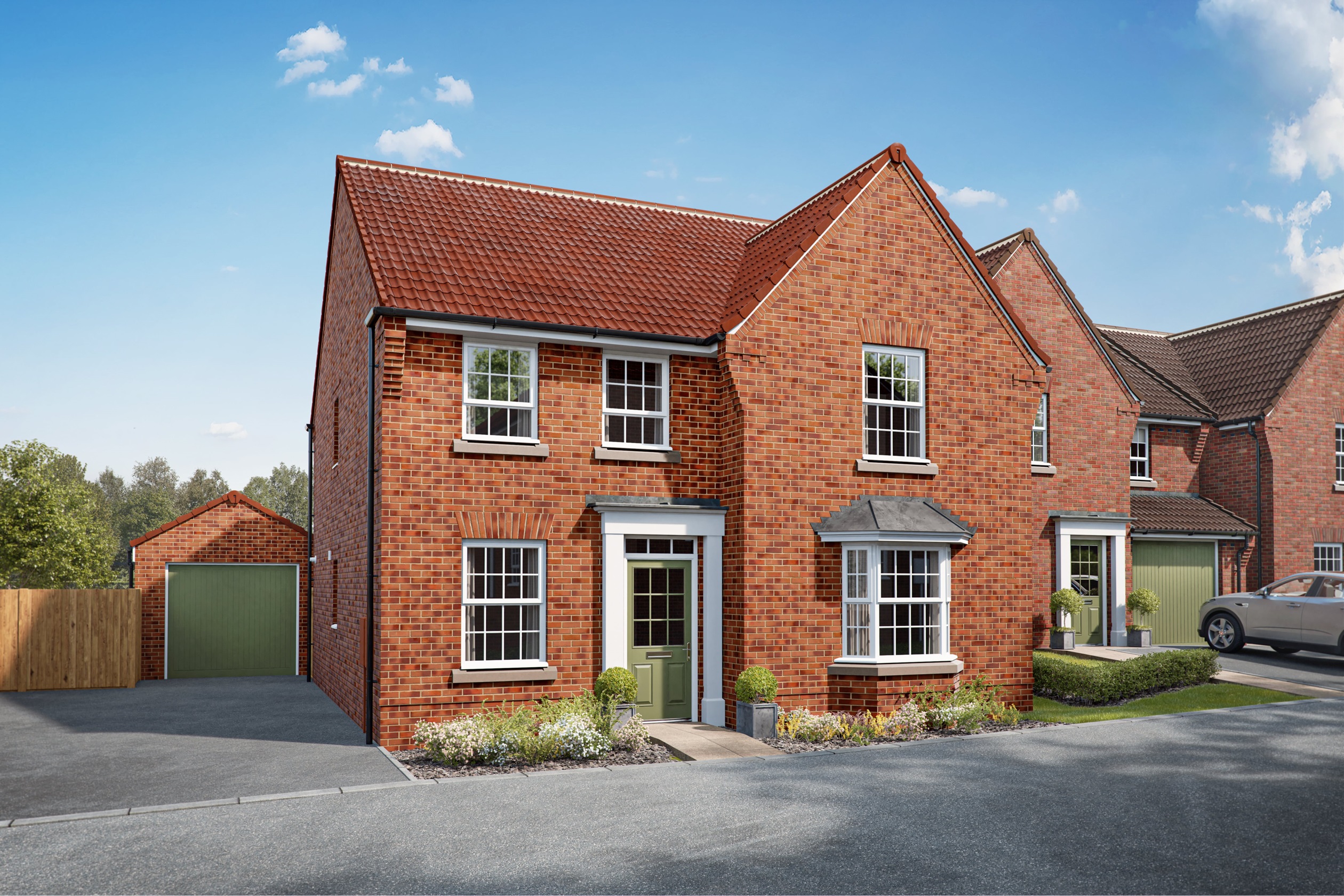 Computer generated image of the Holden 4 bedroom home