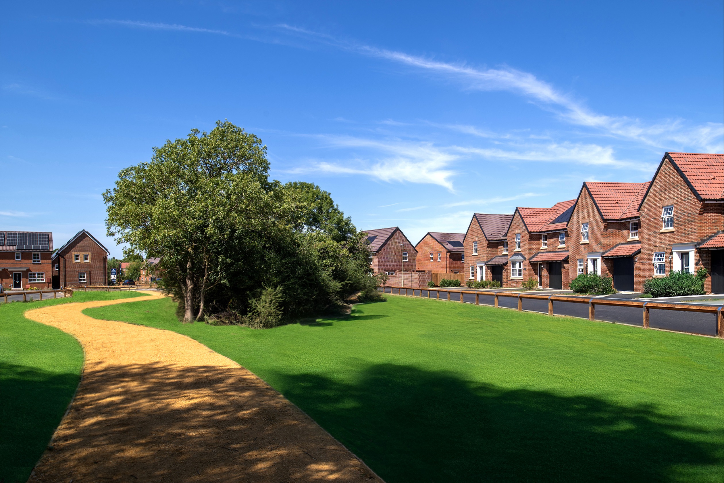 Outside view of the homes at Winnycroft, Gloucester