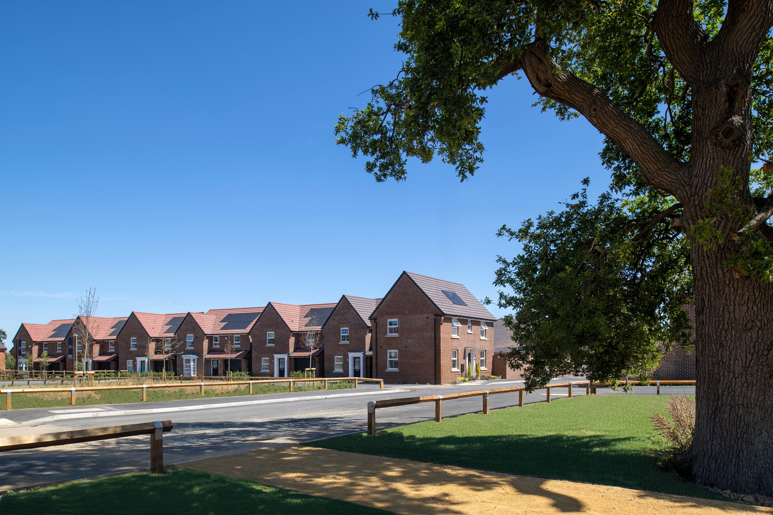 Outside view of the homes at Winnycroft, Gloucester