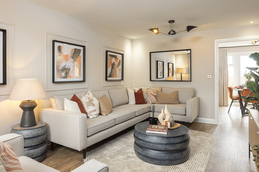 Lounge in the Blyford 3 bedroom home