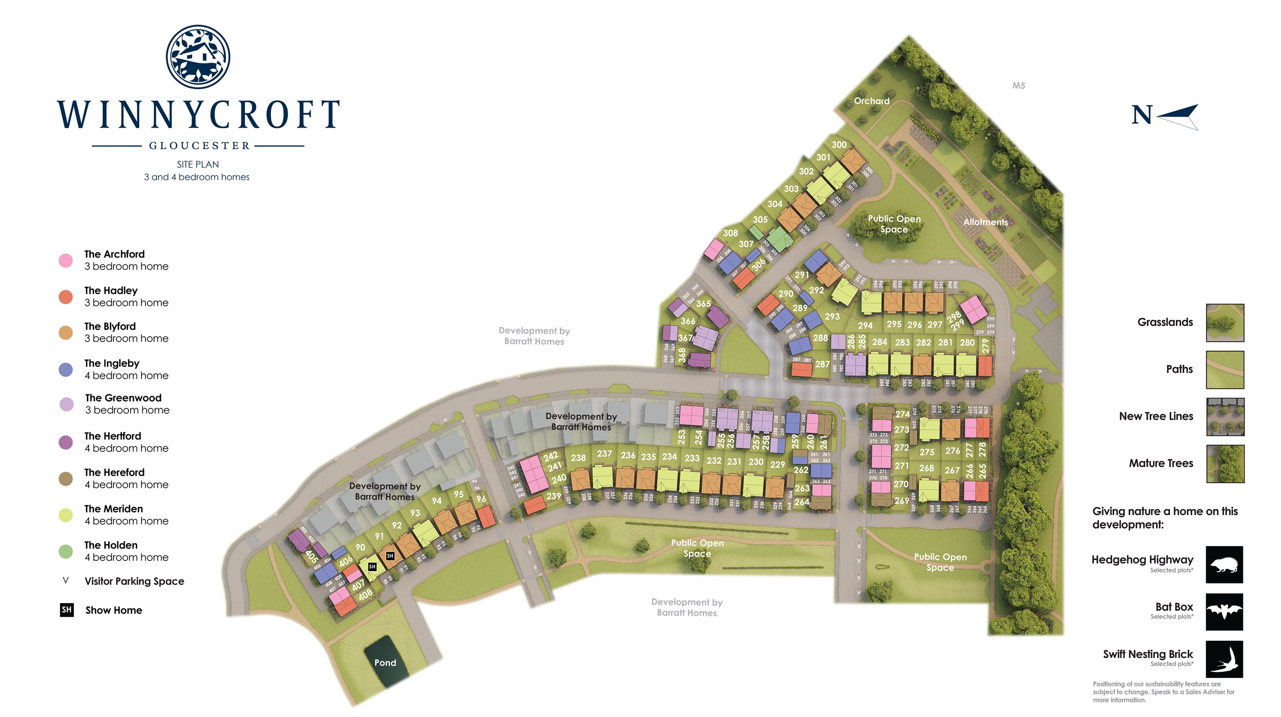 Winnycroft site plan