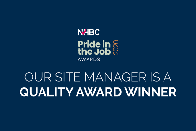 Pride in the Job Quality award winner David Wilson Homes