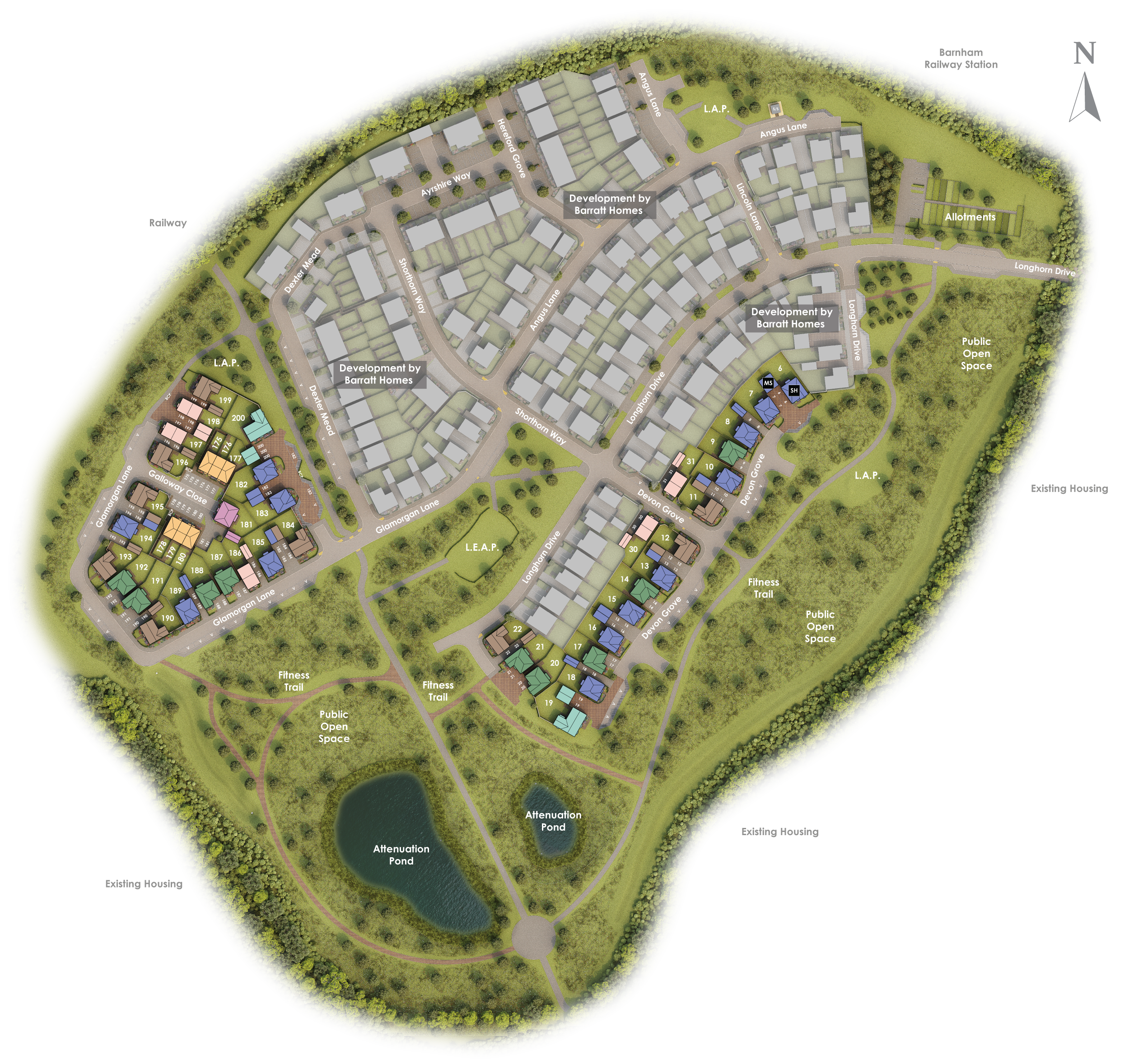 Century Gardens site plan