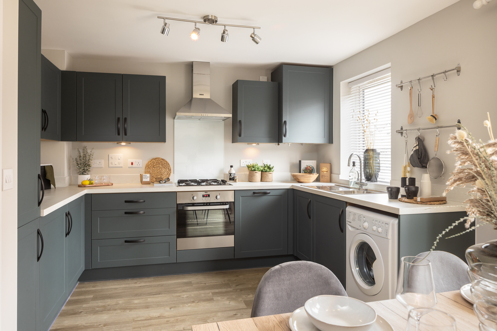 Internal image of the kitchen and dining area in the archford