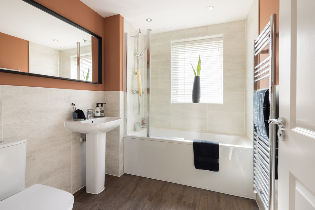 Internal image of the family bathroom in the curdridge