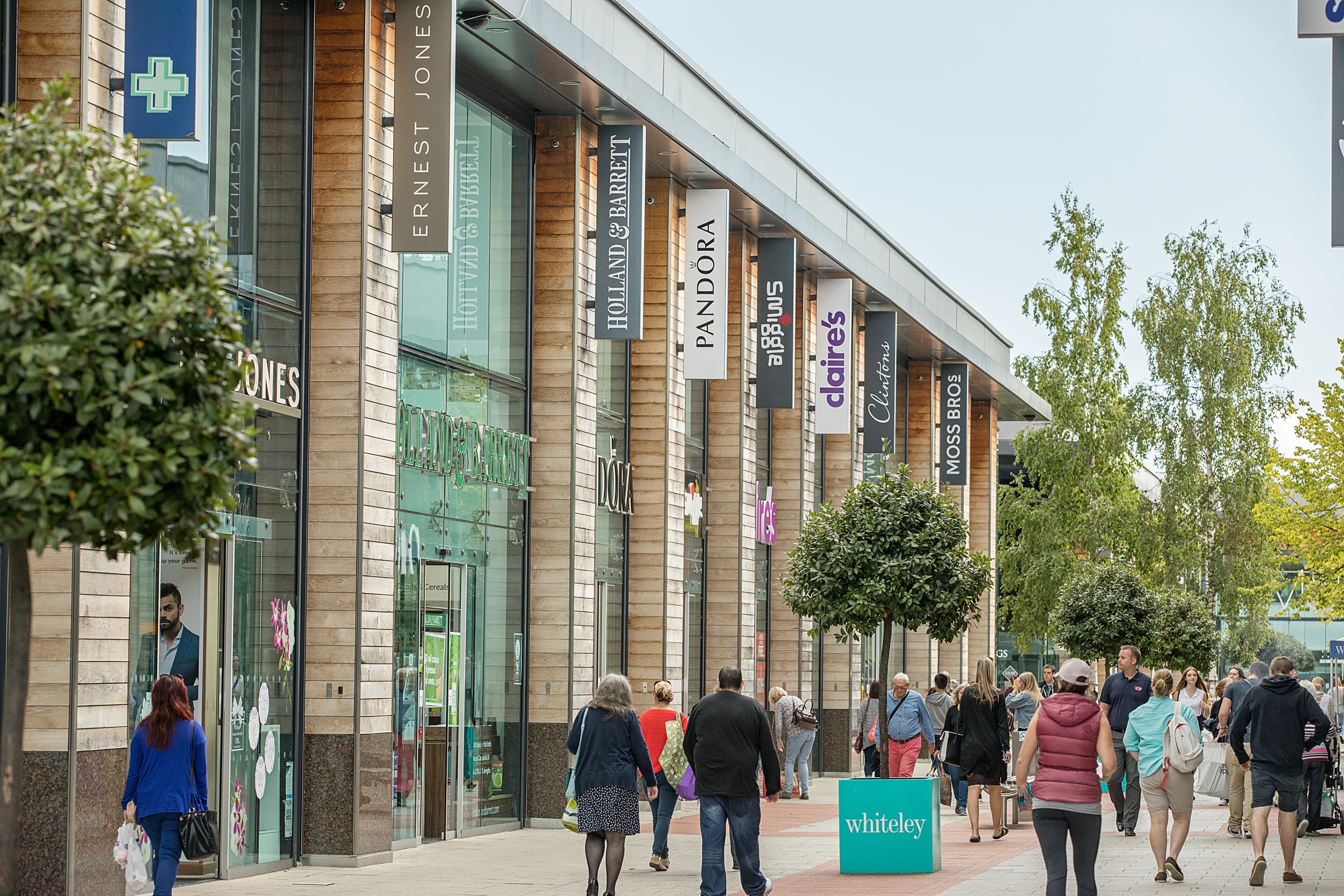 Whiteley town centre, forest walk, whiteley