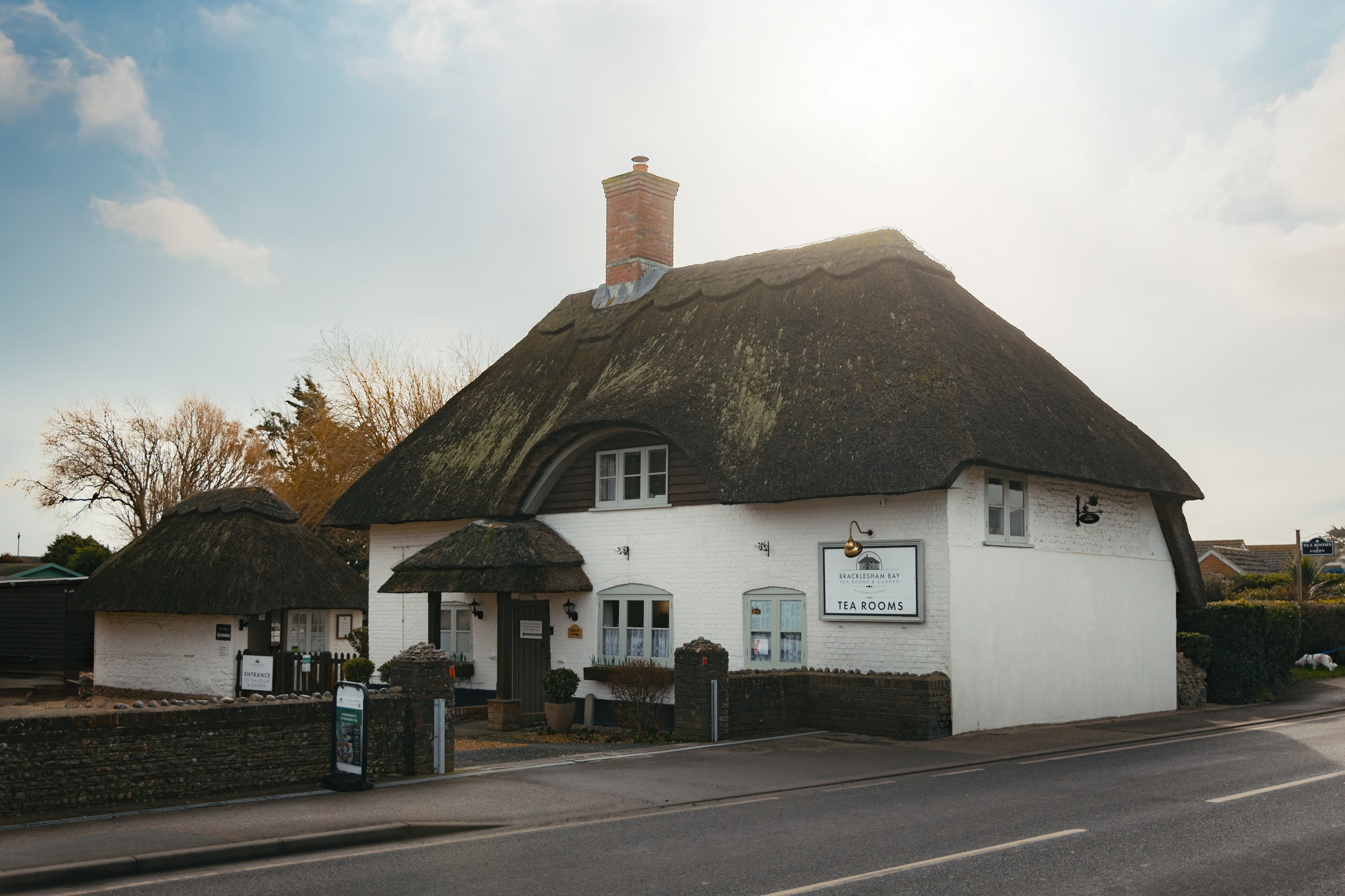 Local area shot of bracklesham bay tea rooms