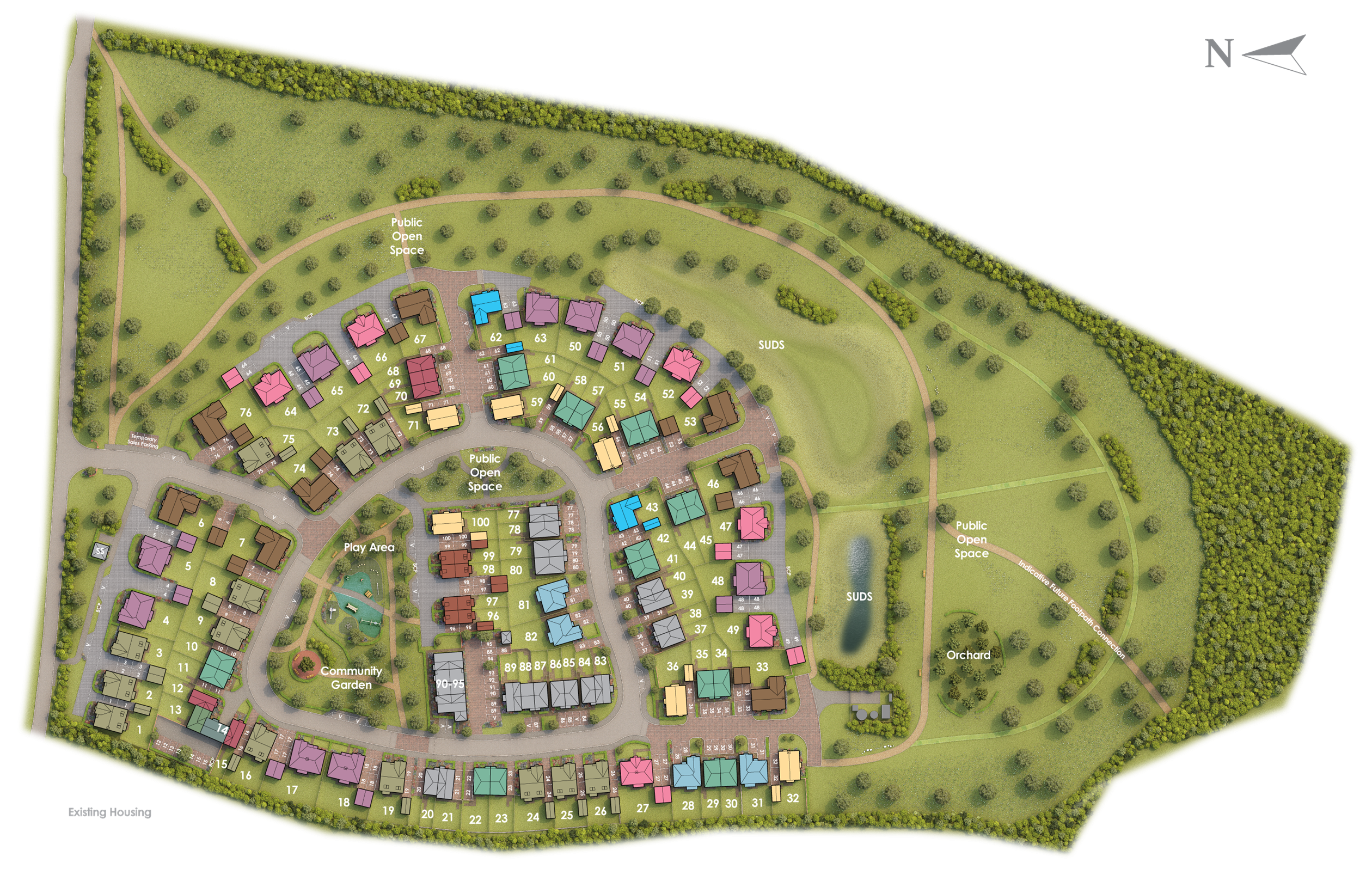 Fossil Bay site plan