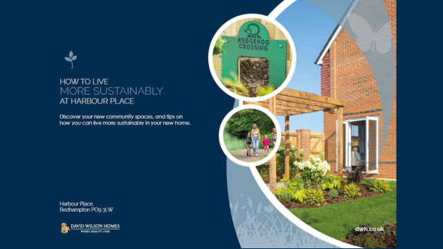 Harbour Place sustainability brochure front cover