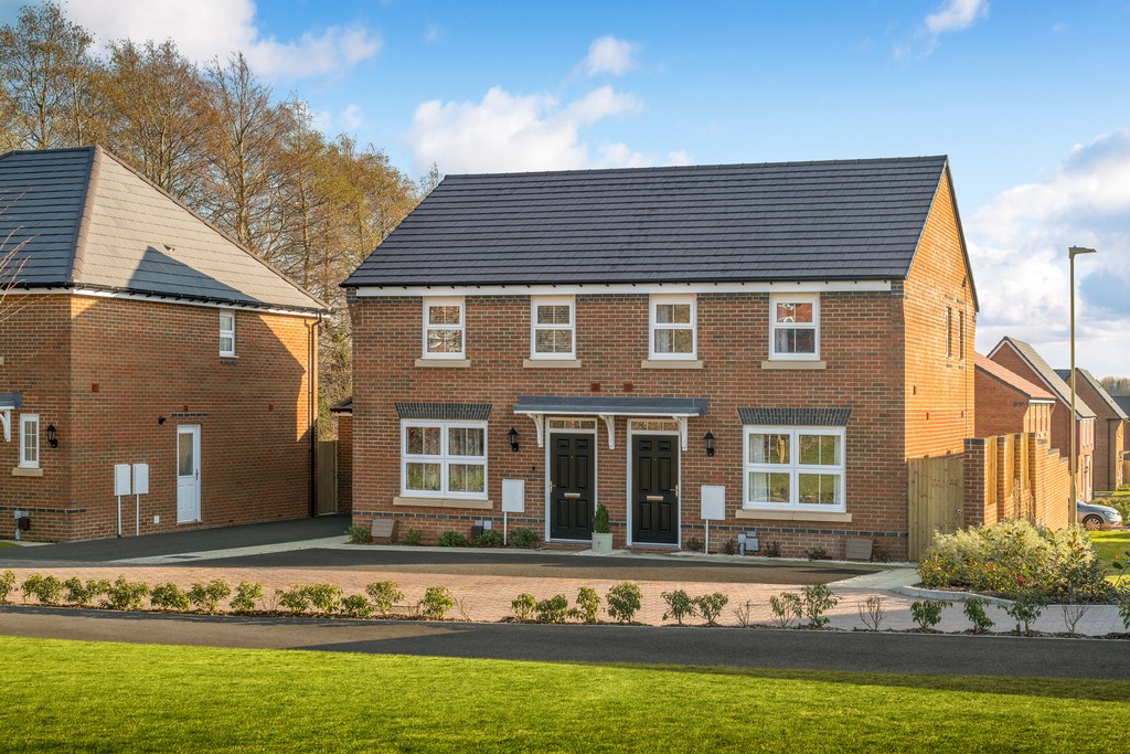 External shot of semi-detached Archford house type