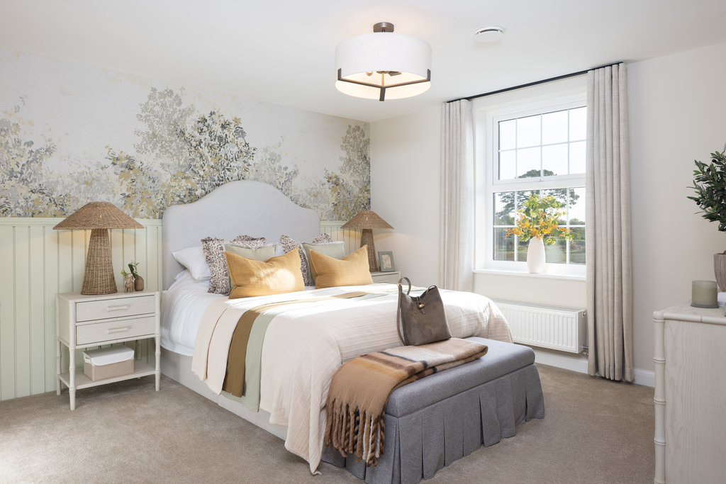 Internal shot of the second bedroom in the holden show home