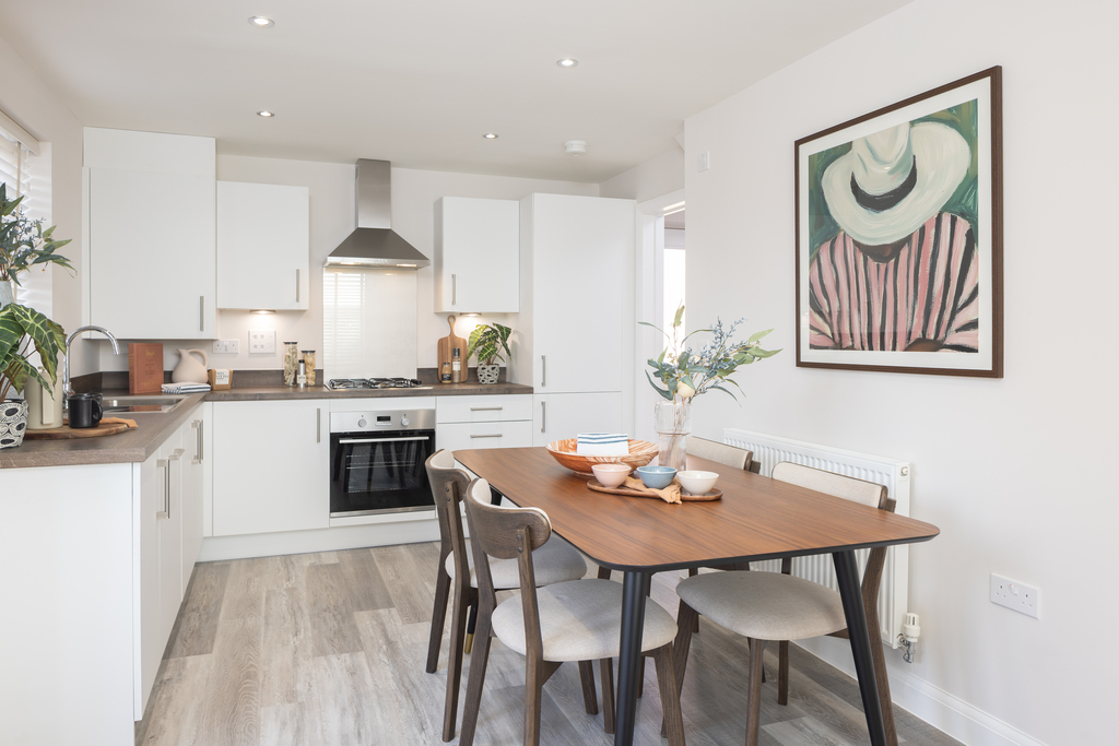 INTERNAL SHOT OF THE KITCHEN IN THE HADLEY SHOW HOME