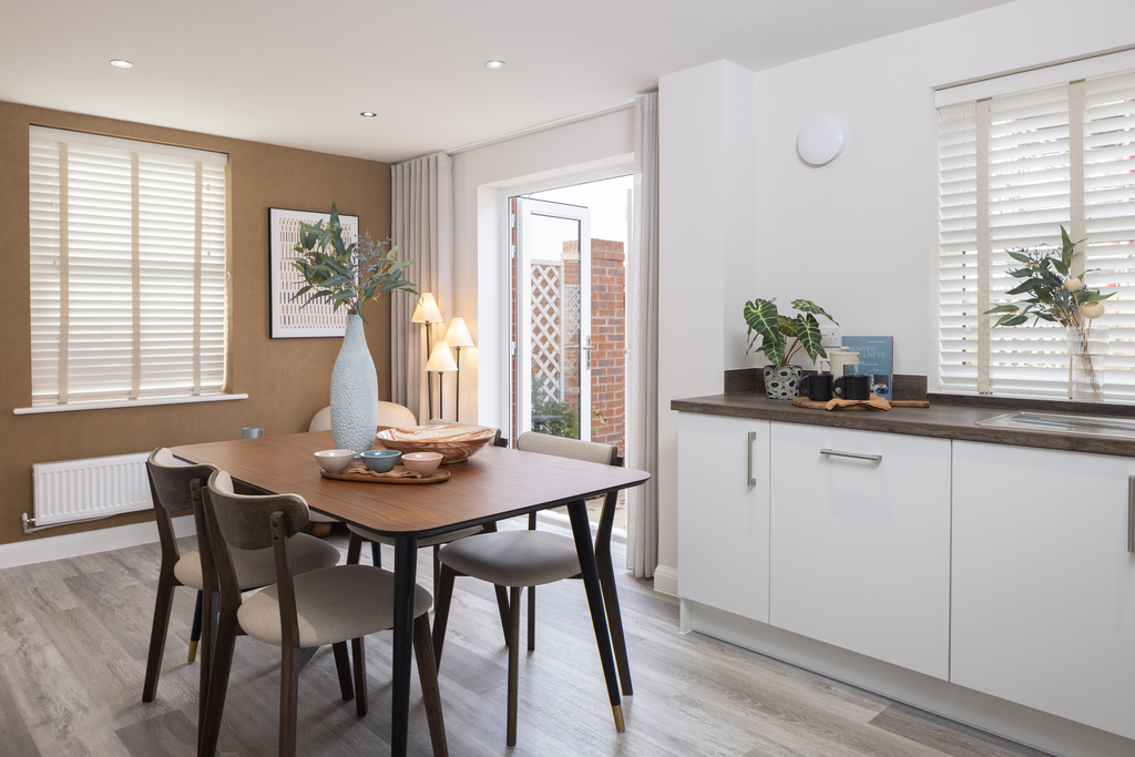 INTERNAL SHOT OF THE KITCHEN IN THE HADLEY SHOW HOME
