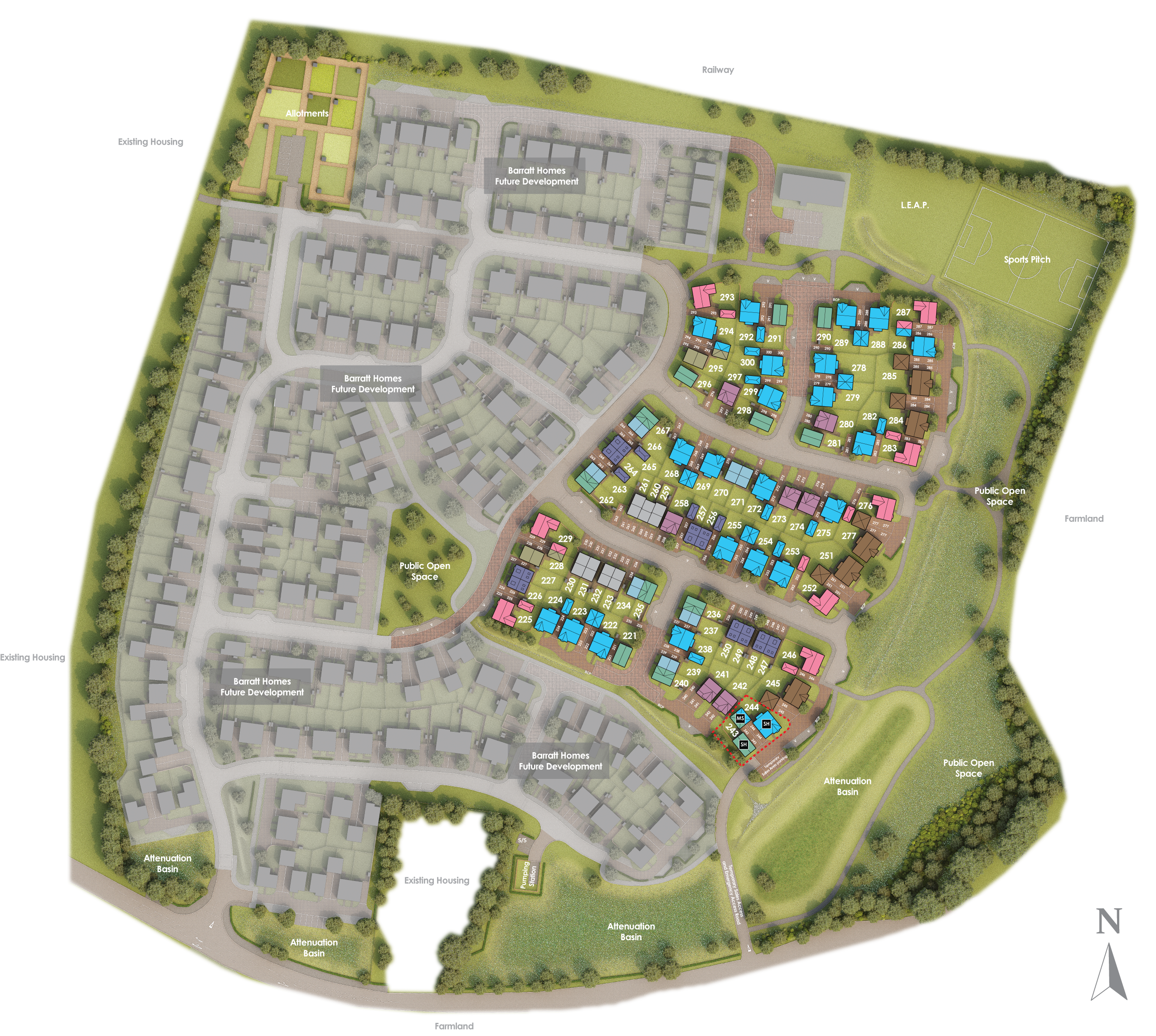 Highgrove site plan