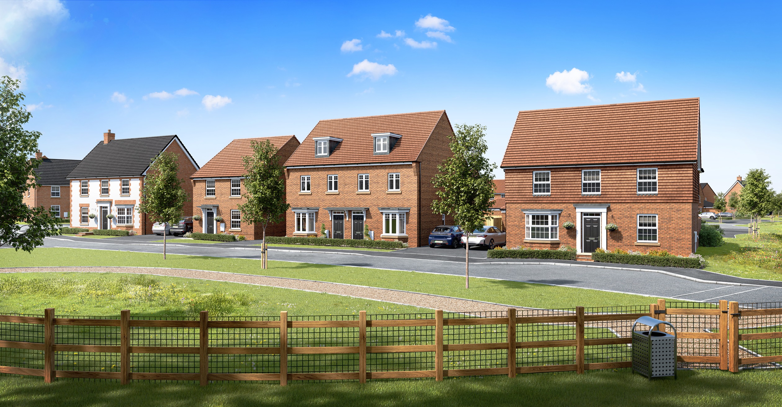 External street scene at highgrove 