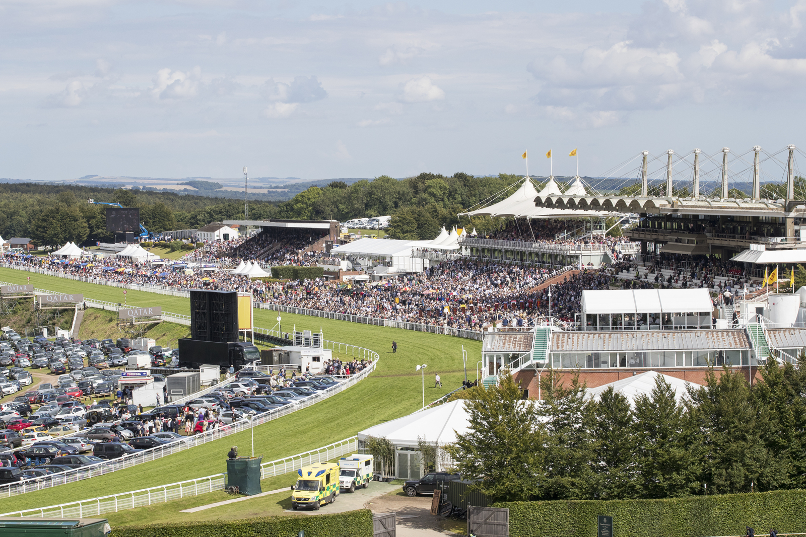 External local area shot of goodwood racecourse