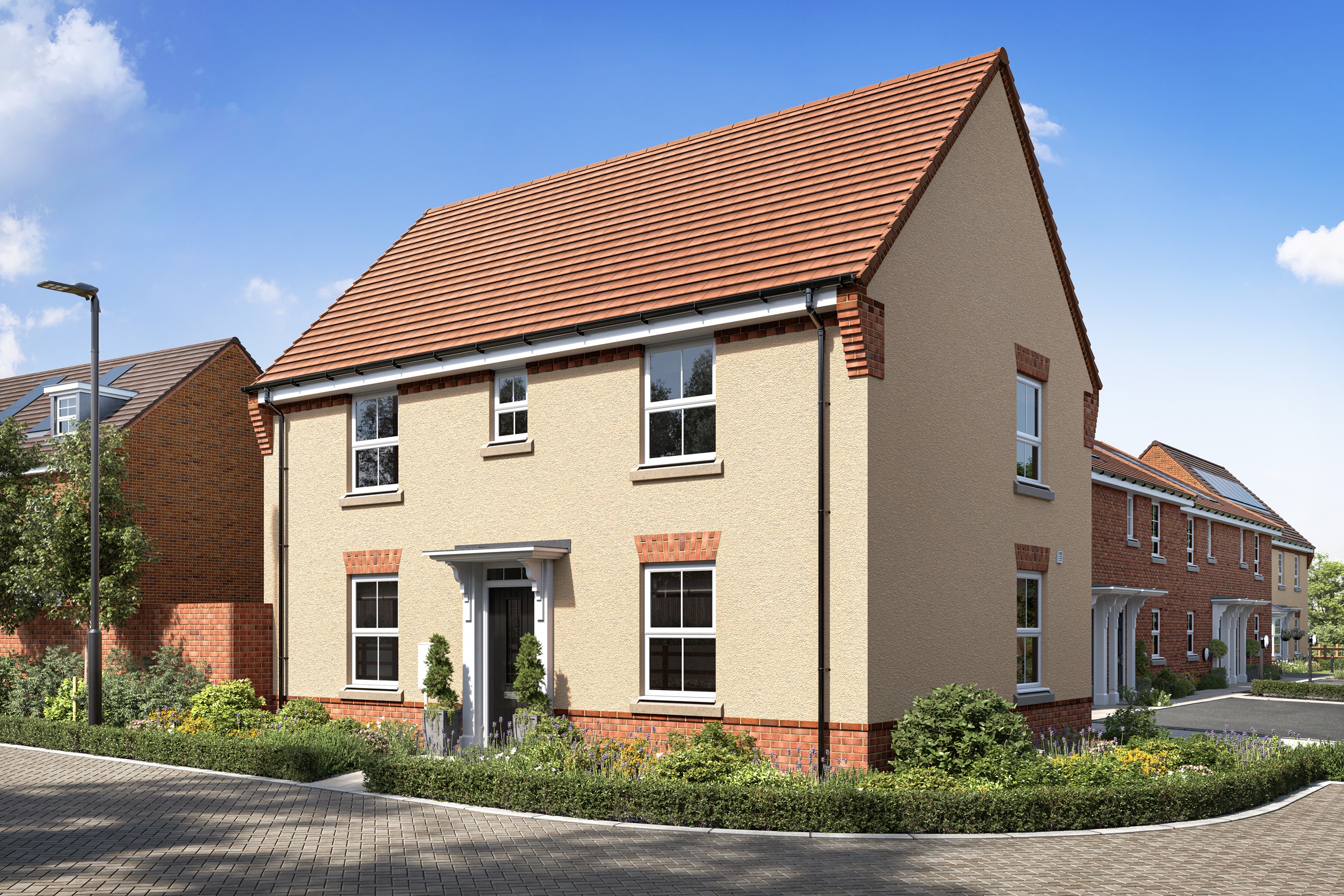 External CGI shot of the stanford at monaveen gardens