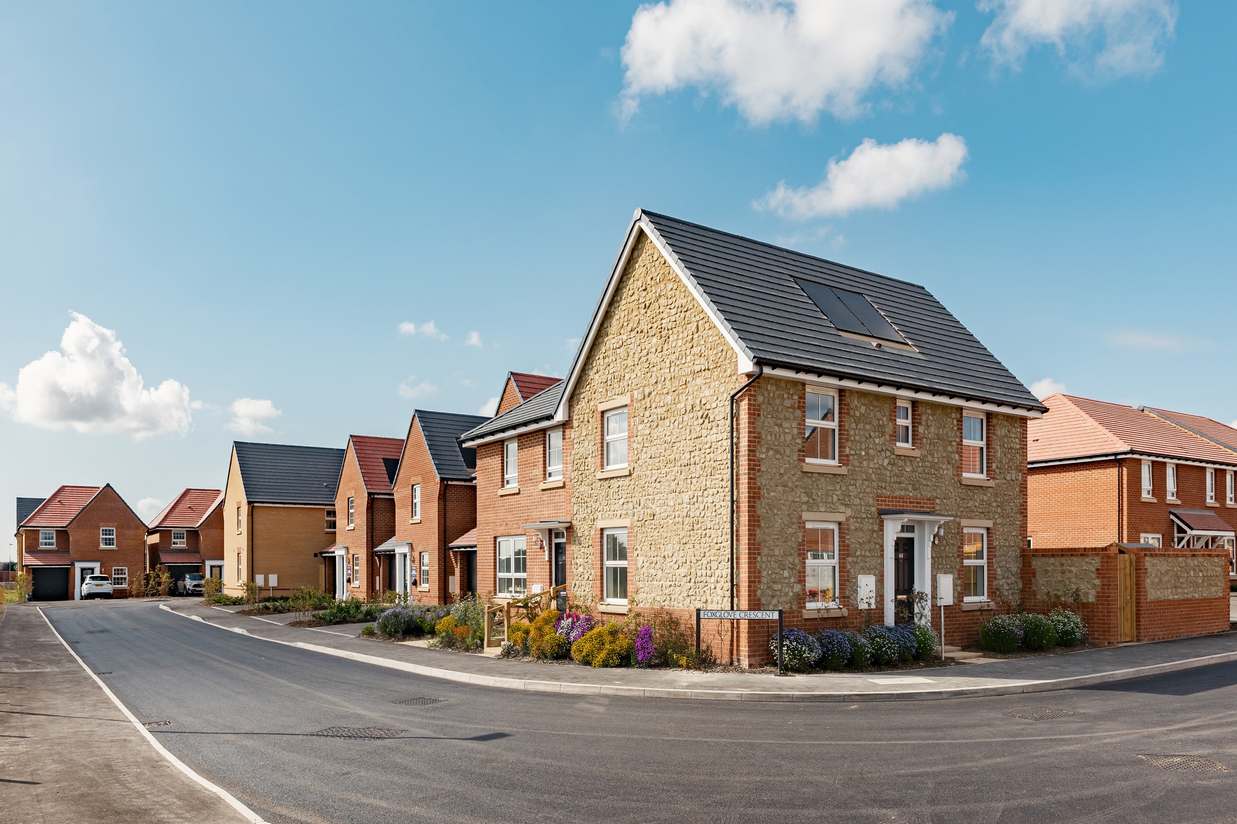 external shot of the hadley archford and abbeydale at niveus walk