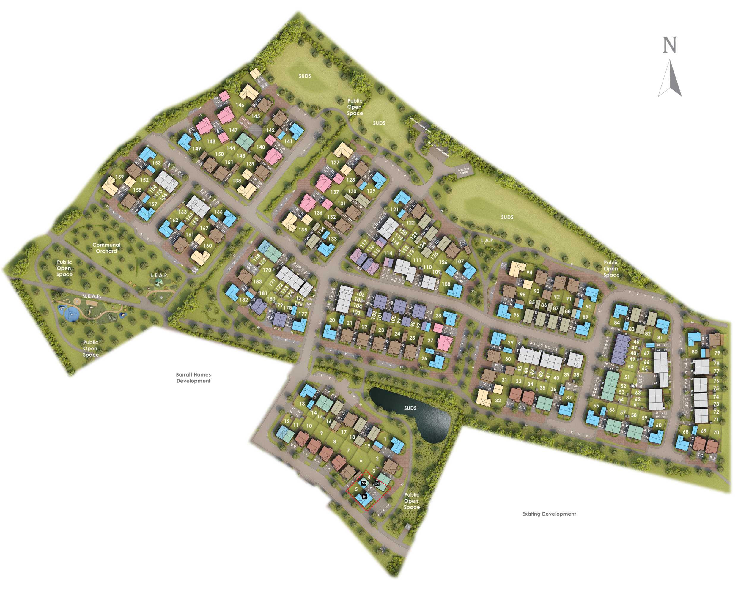 Nursery Fields site plan