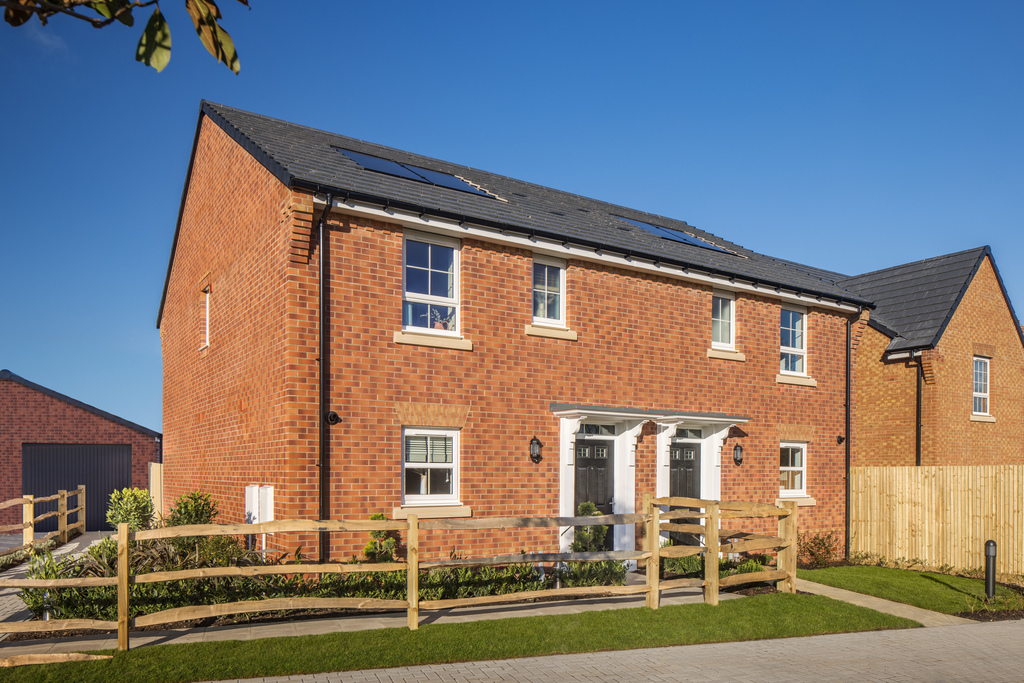 External shot of the portmore show home