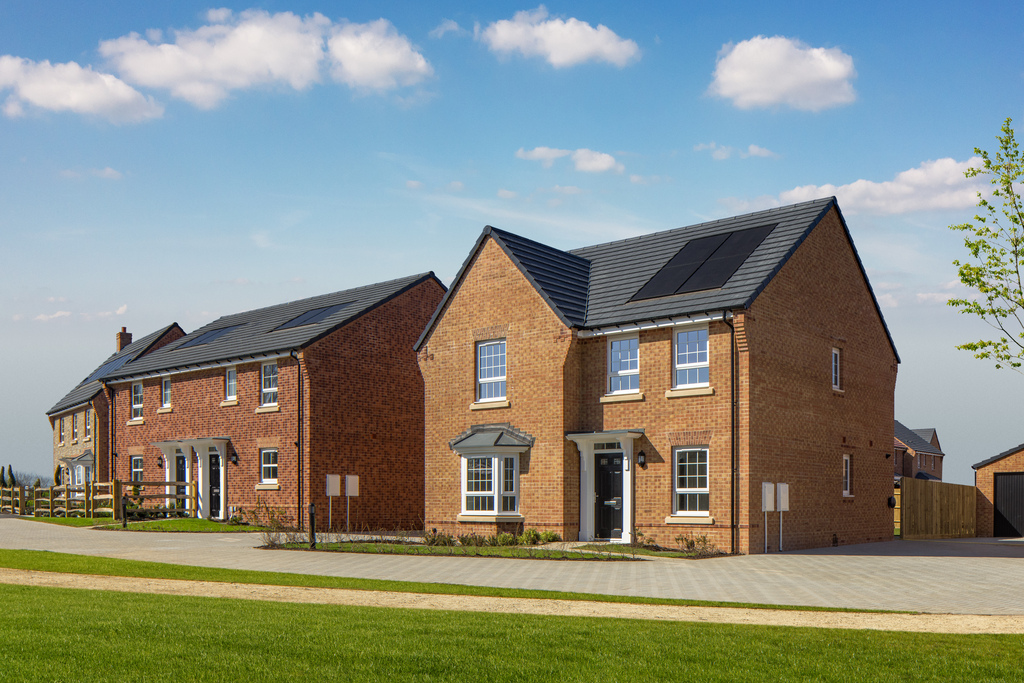 External street scene of the conwy, portmore and fairburn at nursery fields