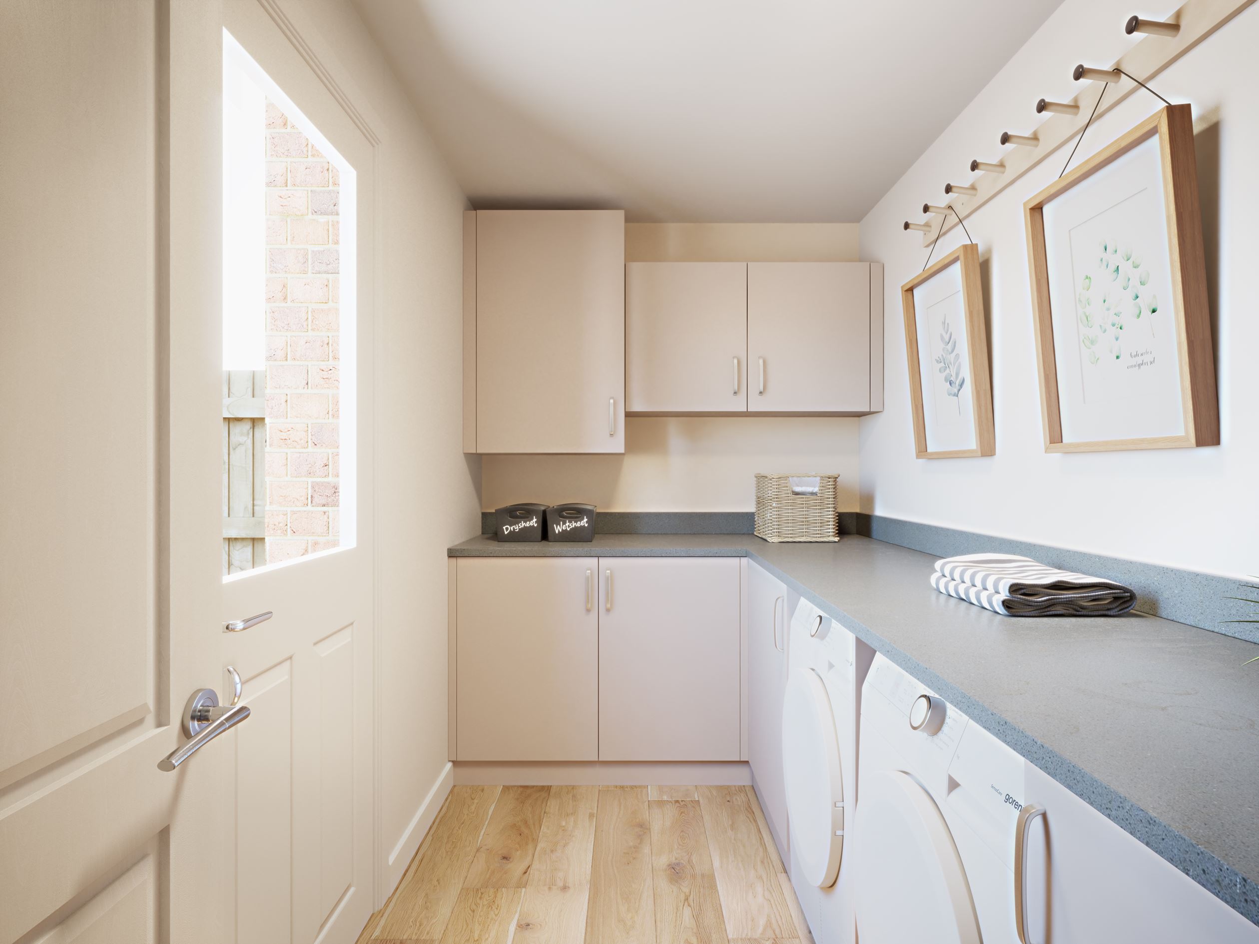 Utility room in the Exeter, a 4 bedroom detached home