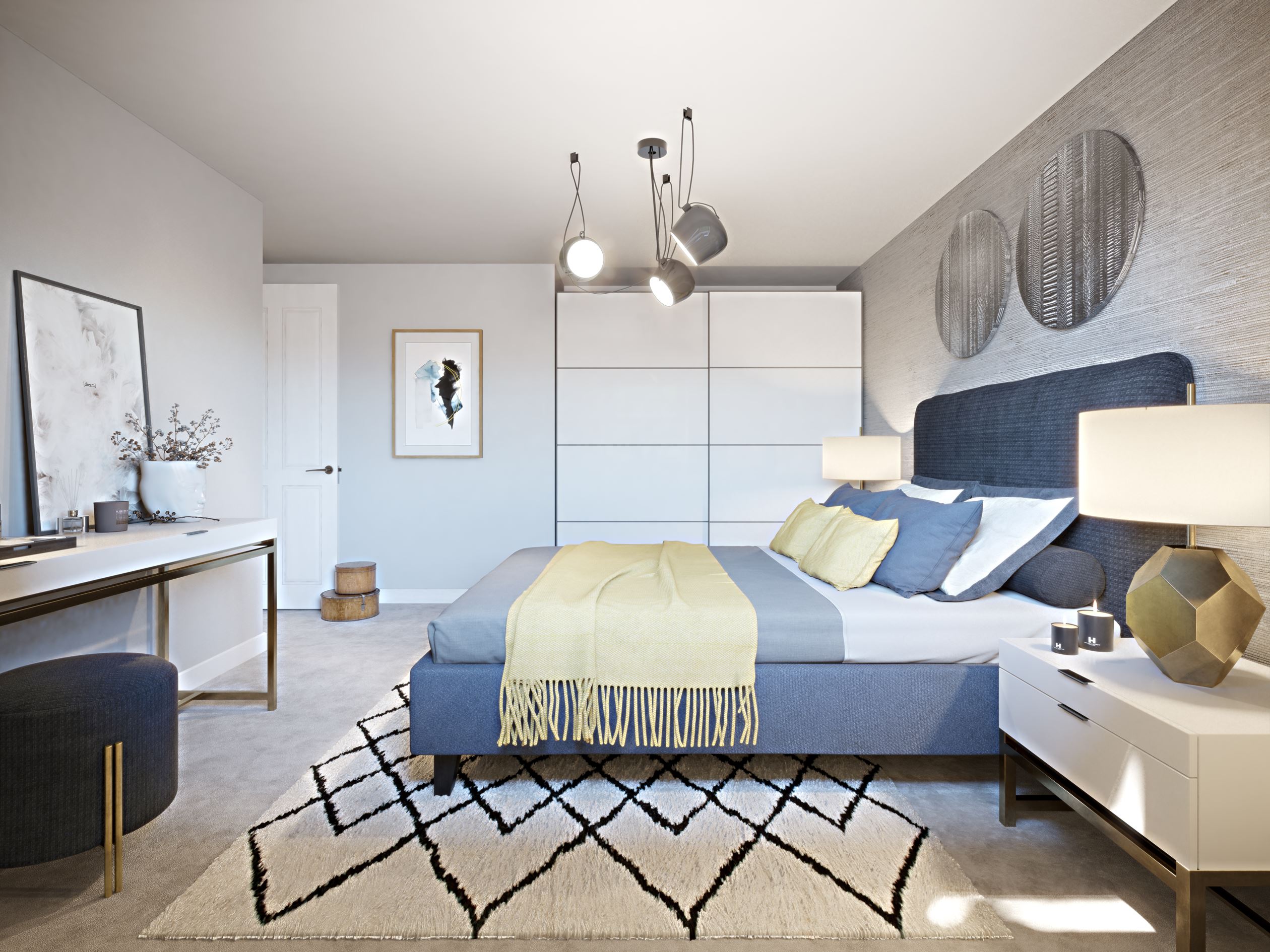 Double bedroom to the Exeter, a 4 bedroom detached home