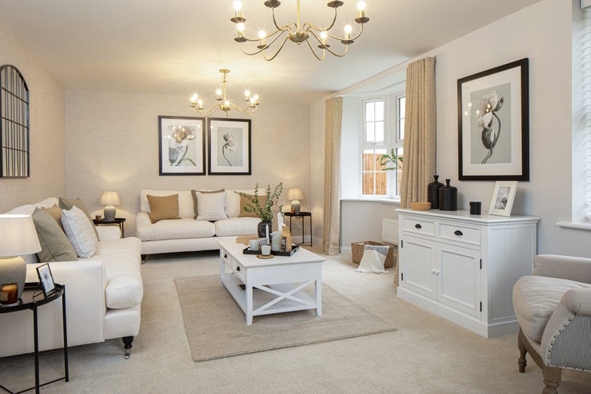 Lounge in the Cornell, 4 bedroom home