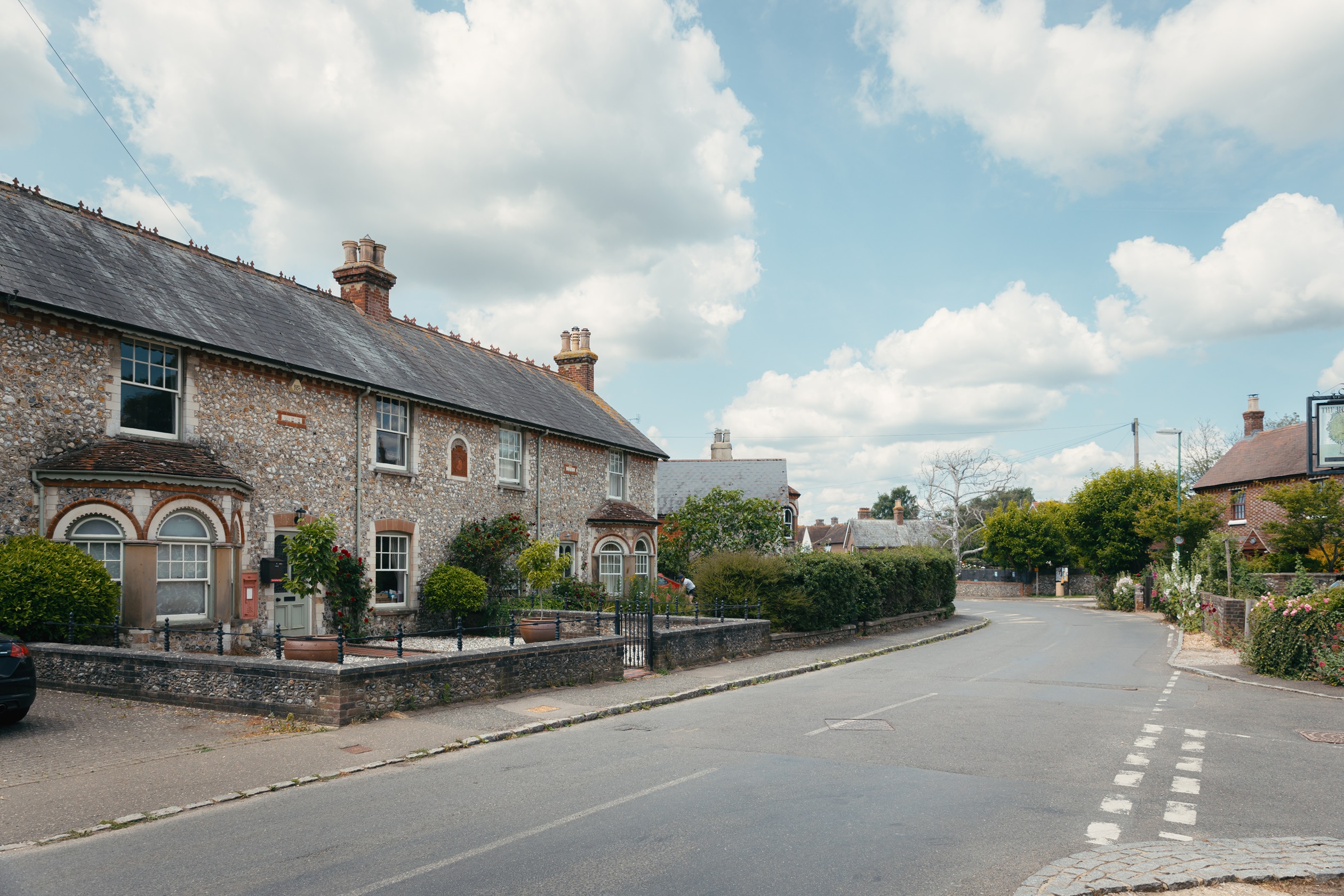 External shot of the walberton local area