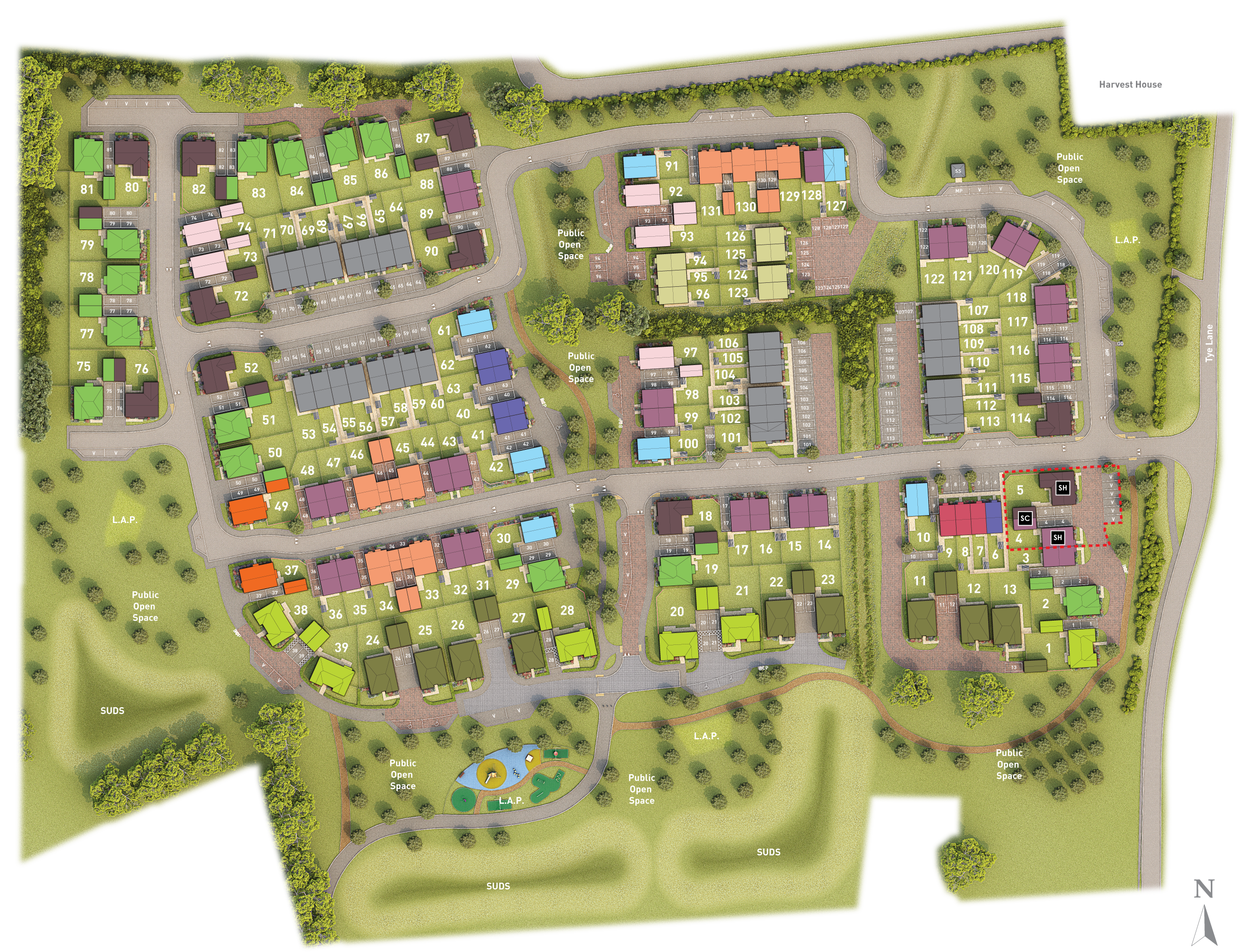 Sylvan Meadows site plan