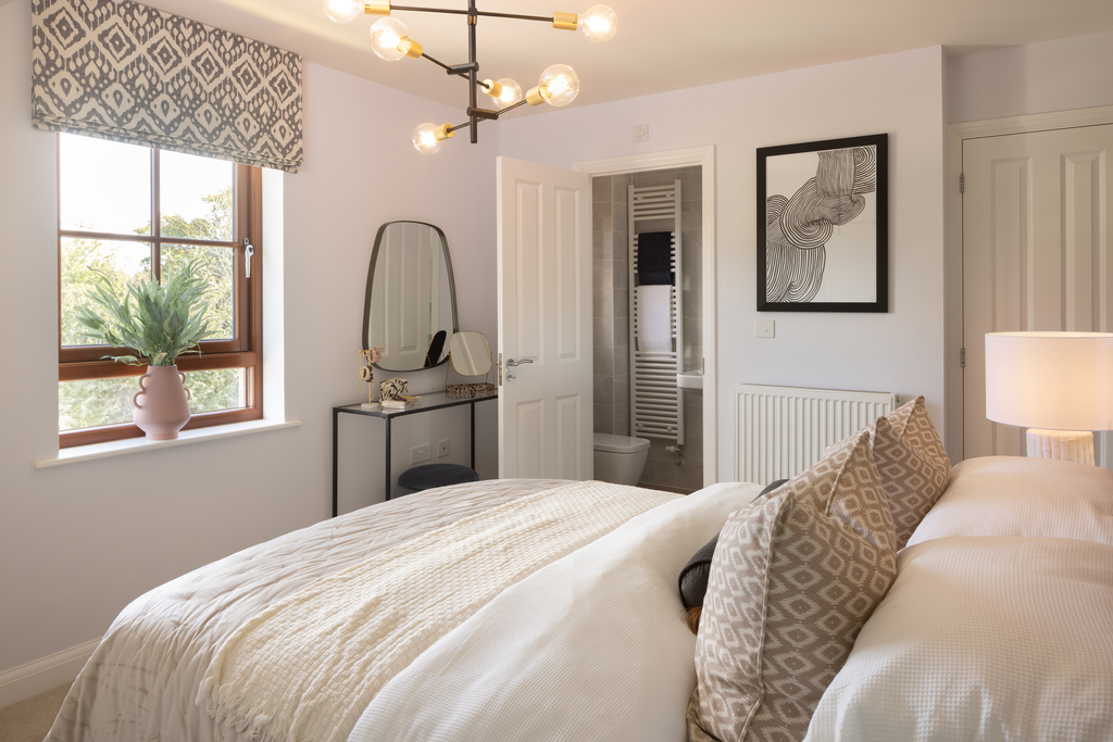 Main double bedroom in the alder with en suite