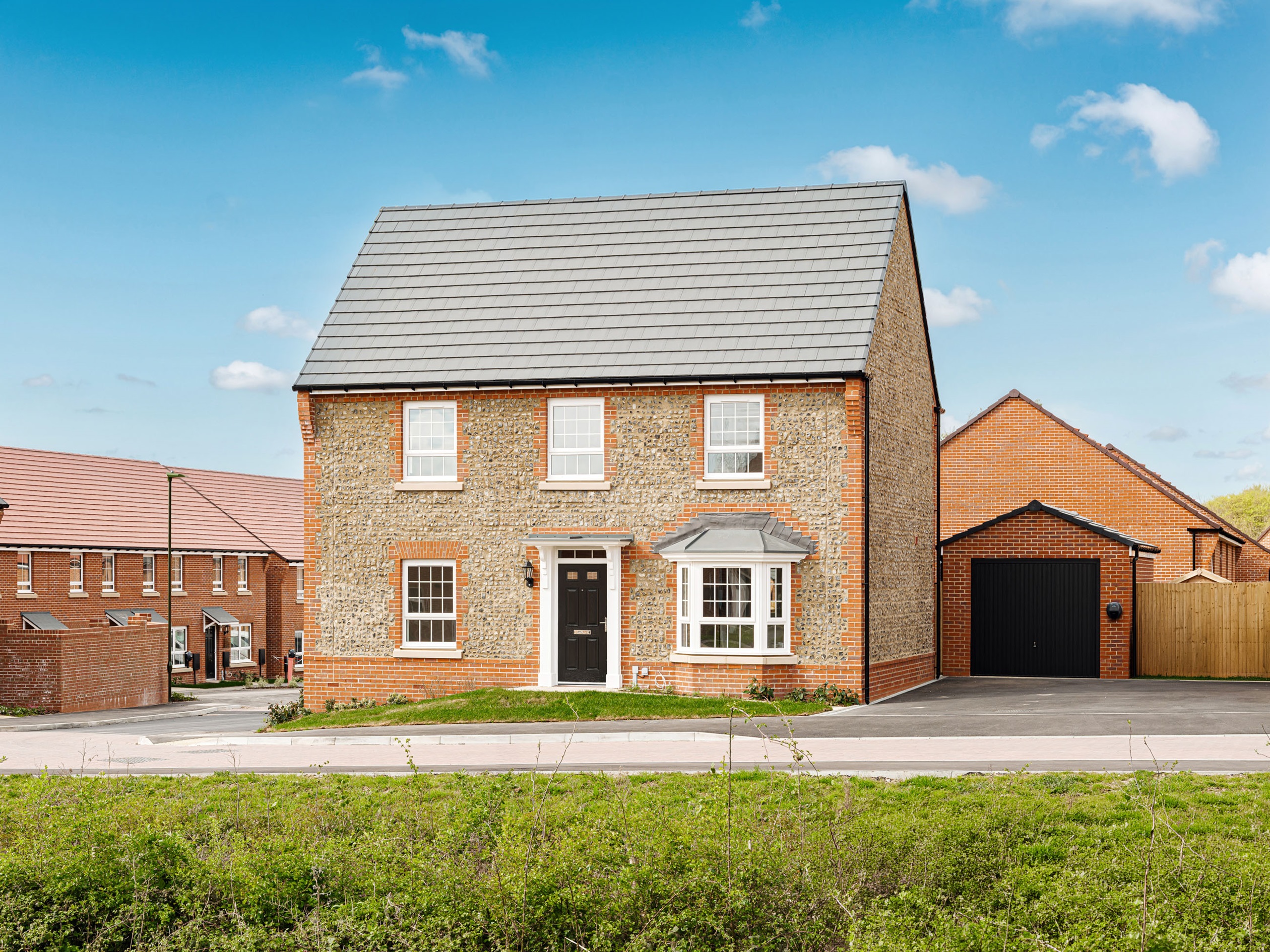 External shot of plot 90 the conwy at sylvan meadows