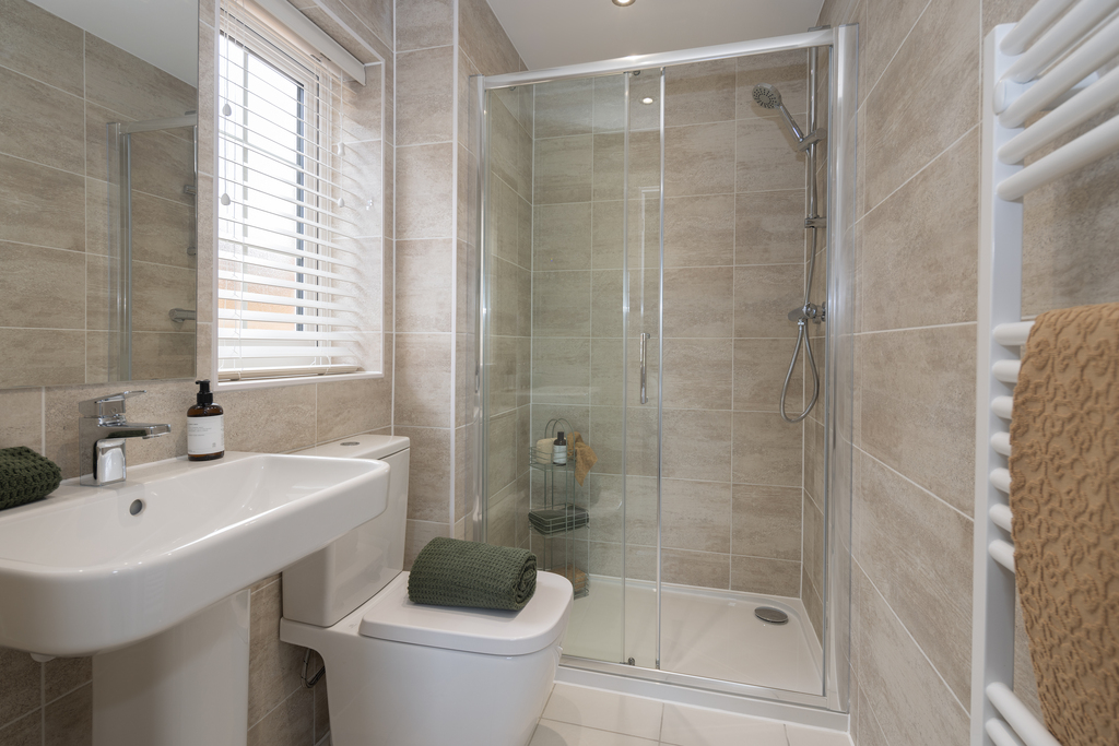 Internal shot of the en suite in the main bedroom in the holden