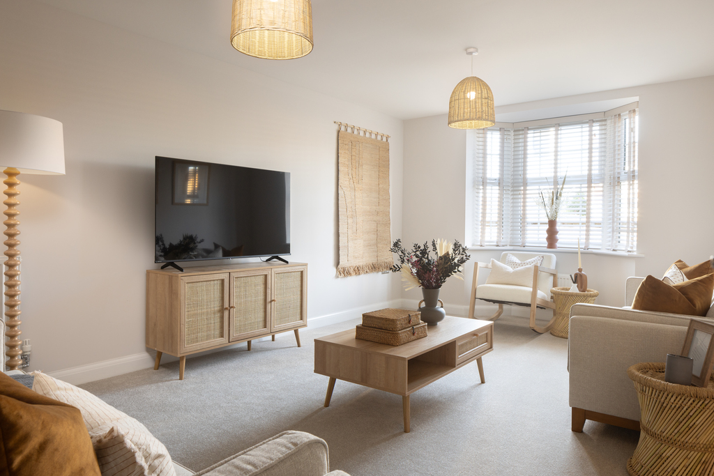 Internal shot of the bay-fronted lounge in the kirkdale