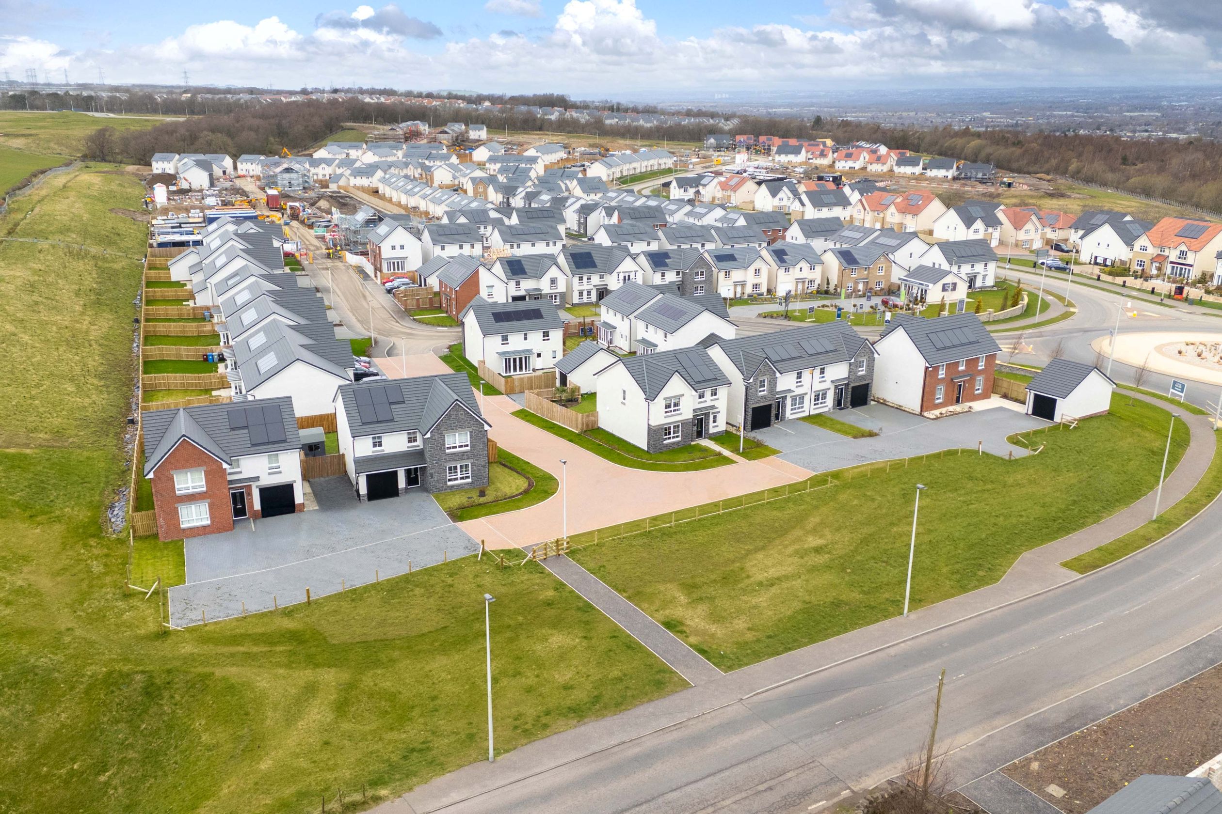 Cornhill Village drone shot