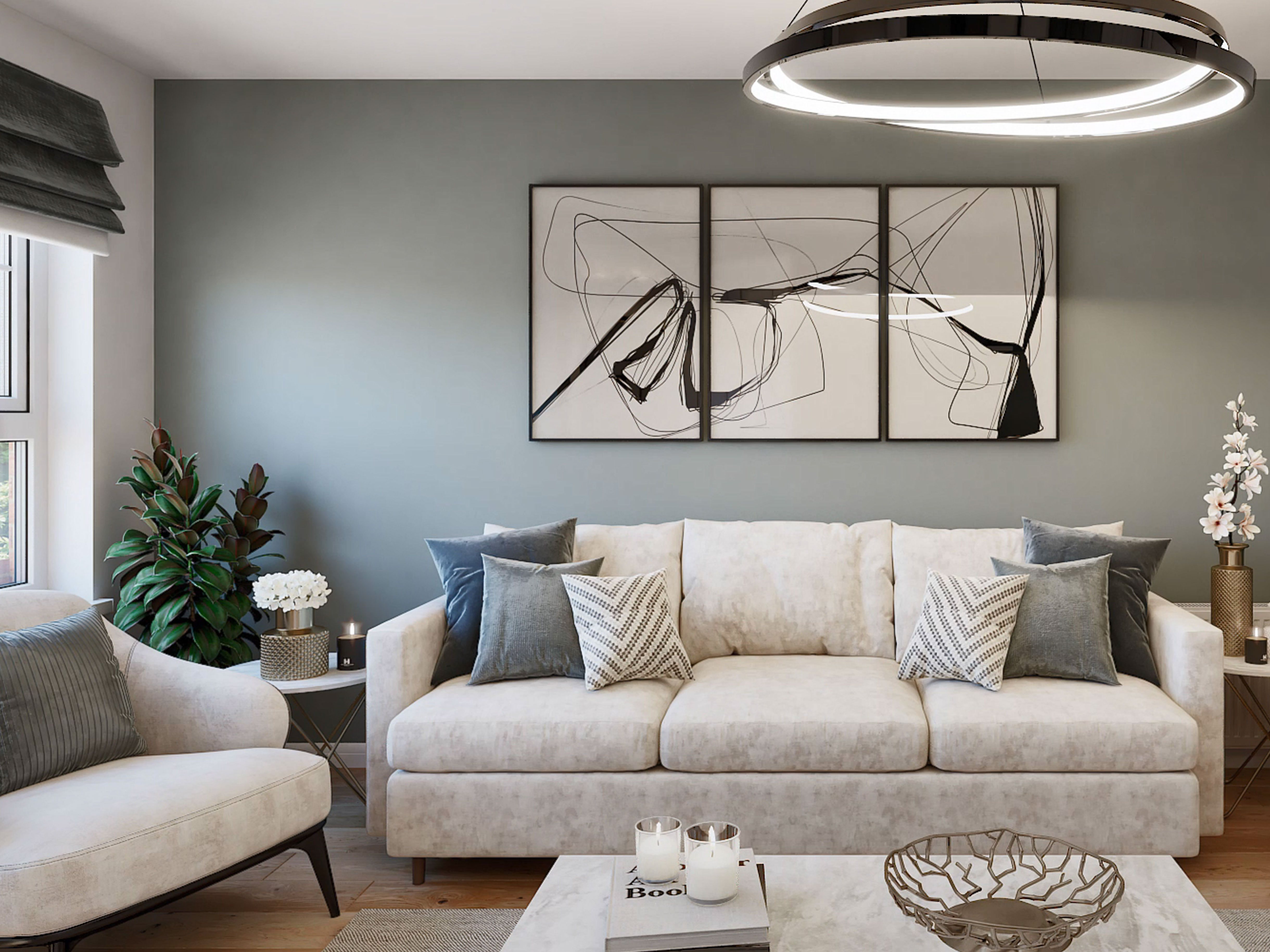 Image of lounge in 3 bedroom Duart house type