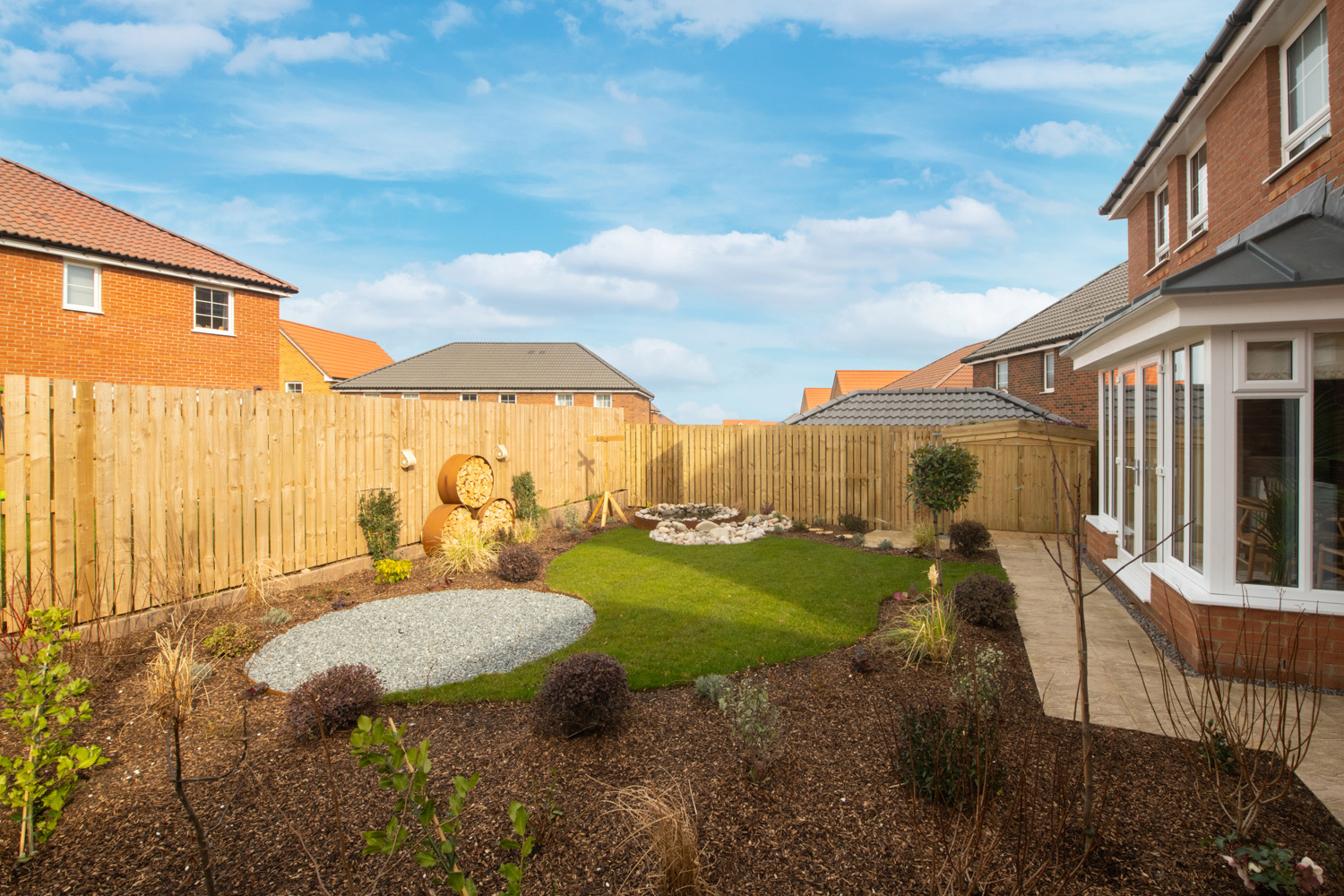 The exterior of The Cannington Show Home at Chaloners Green, Whitby