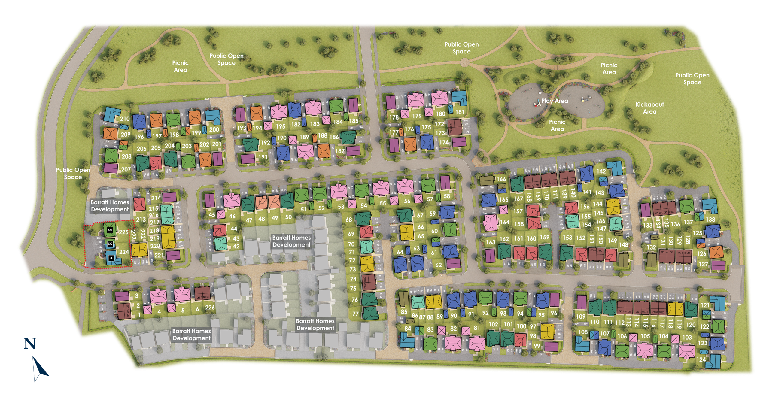 Hawk View site plan