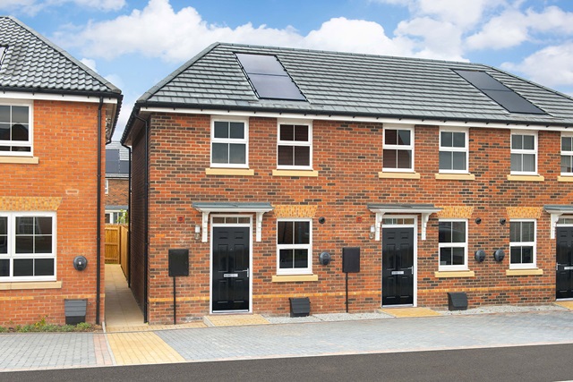 The exterior of Plot 217 The Wilford at Hawk View, Brough