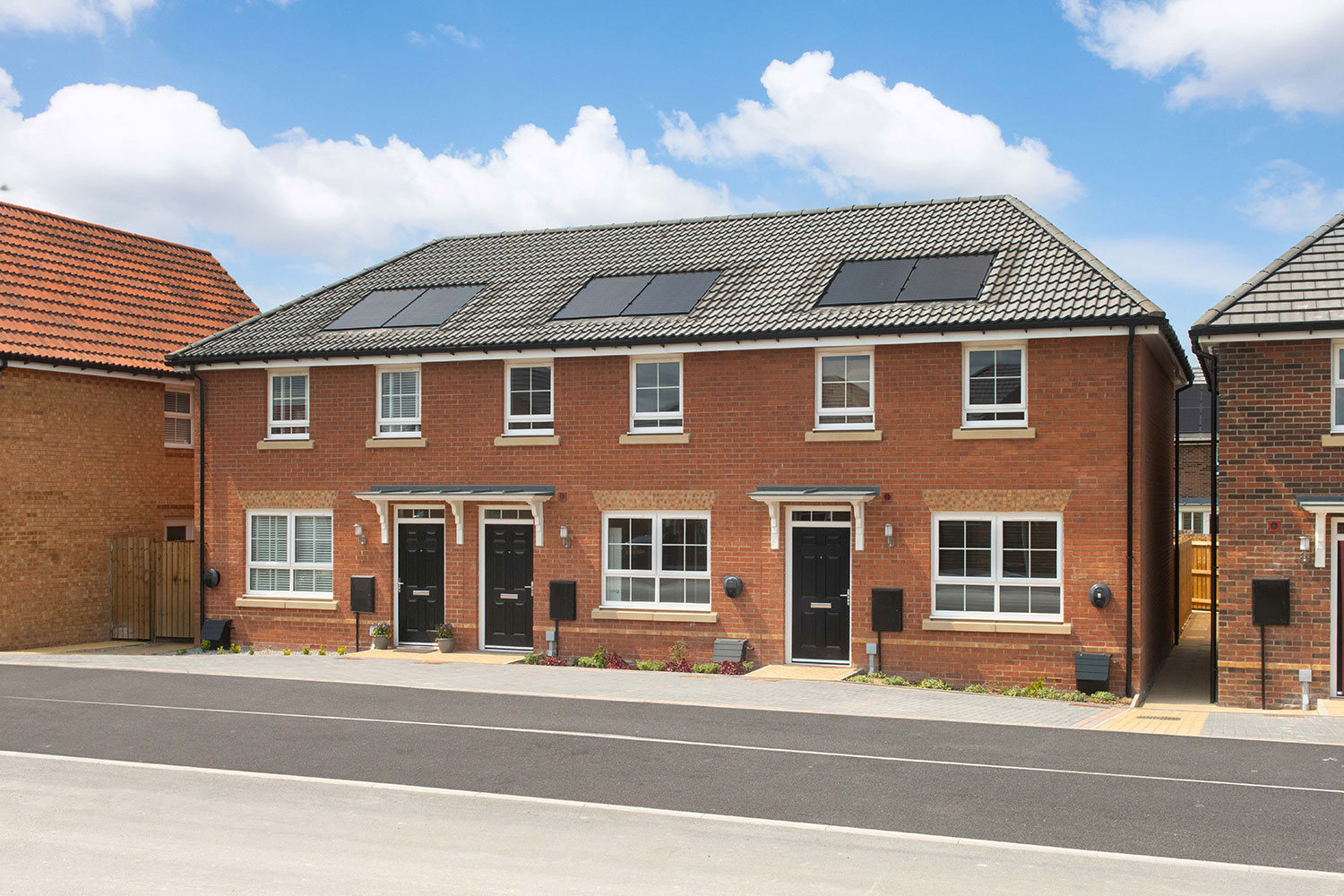 The exterior of Plot 219 The Archford at Hawk View, Brough
