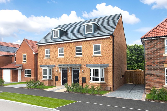 The exterior of Plot 6 The Kennett at Hawk View, Brough