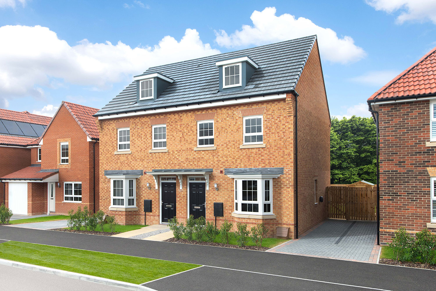 The exterior of Plot 6 The Kennett at Hawk View, Brough