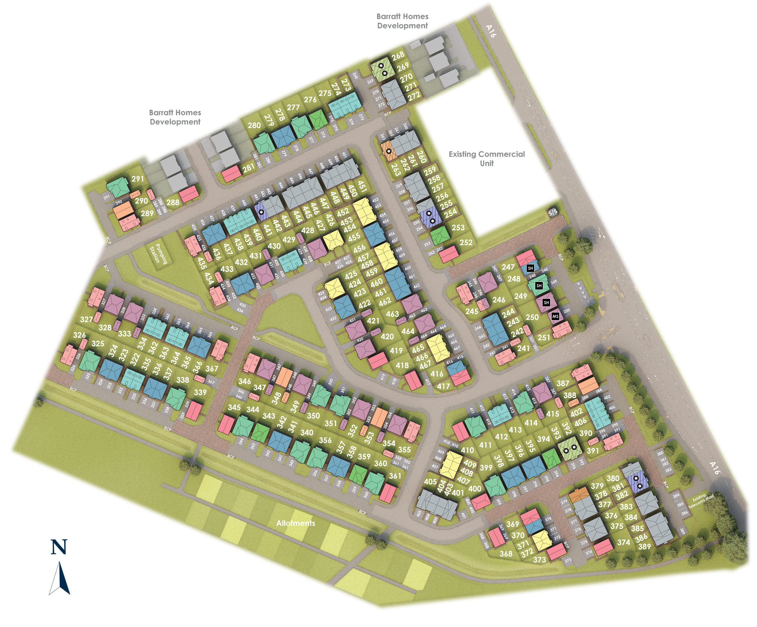 High Forest site plan