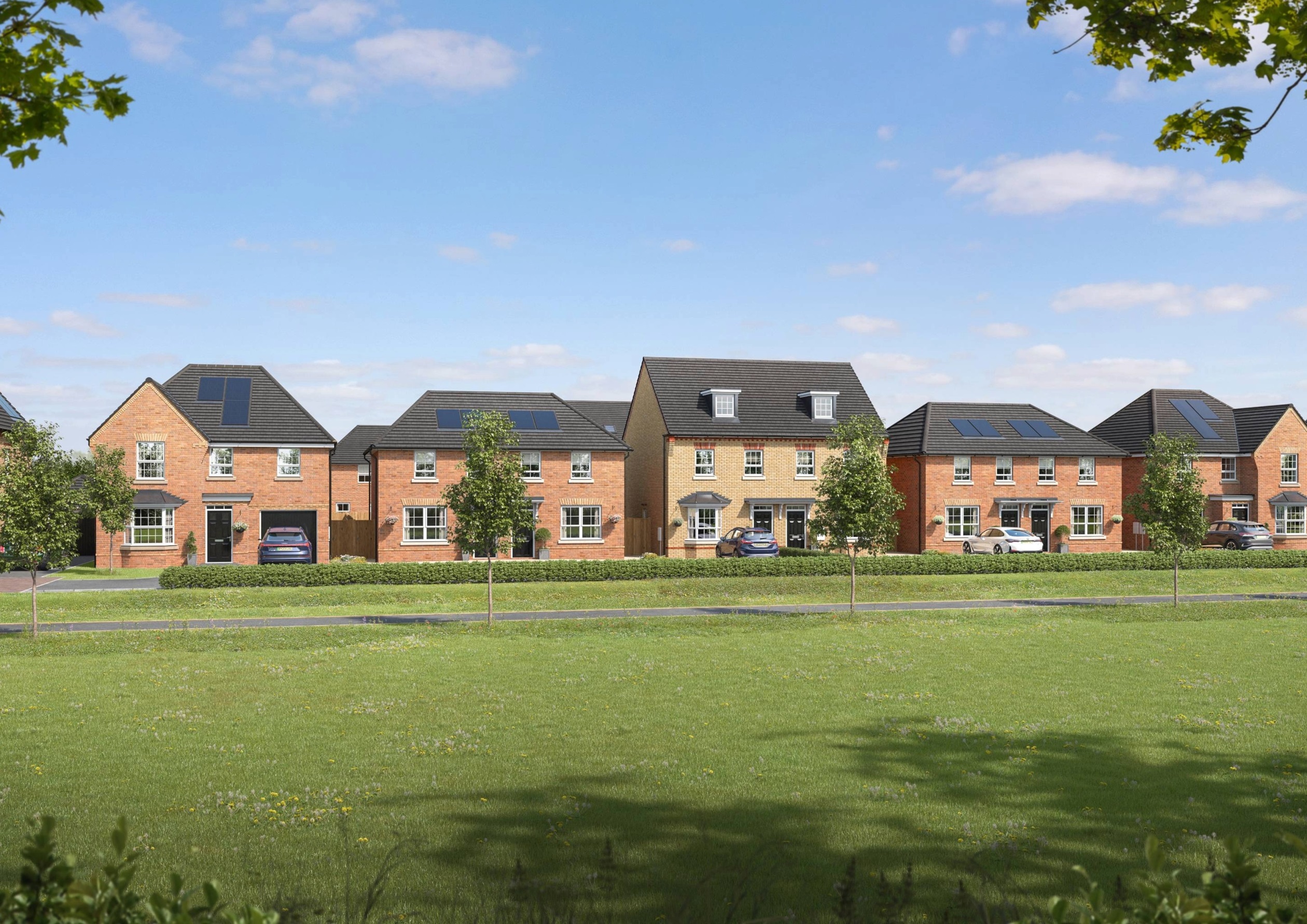 Street Scene 1 - Plots 326, 322, 335, 339